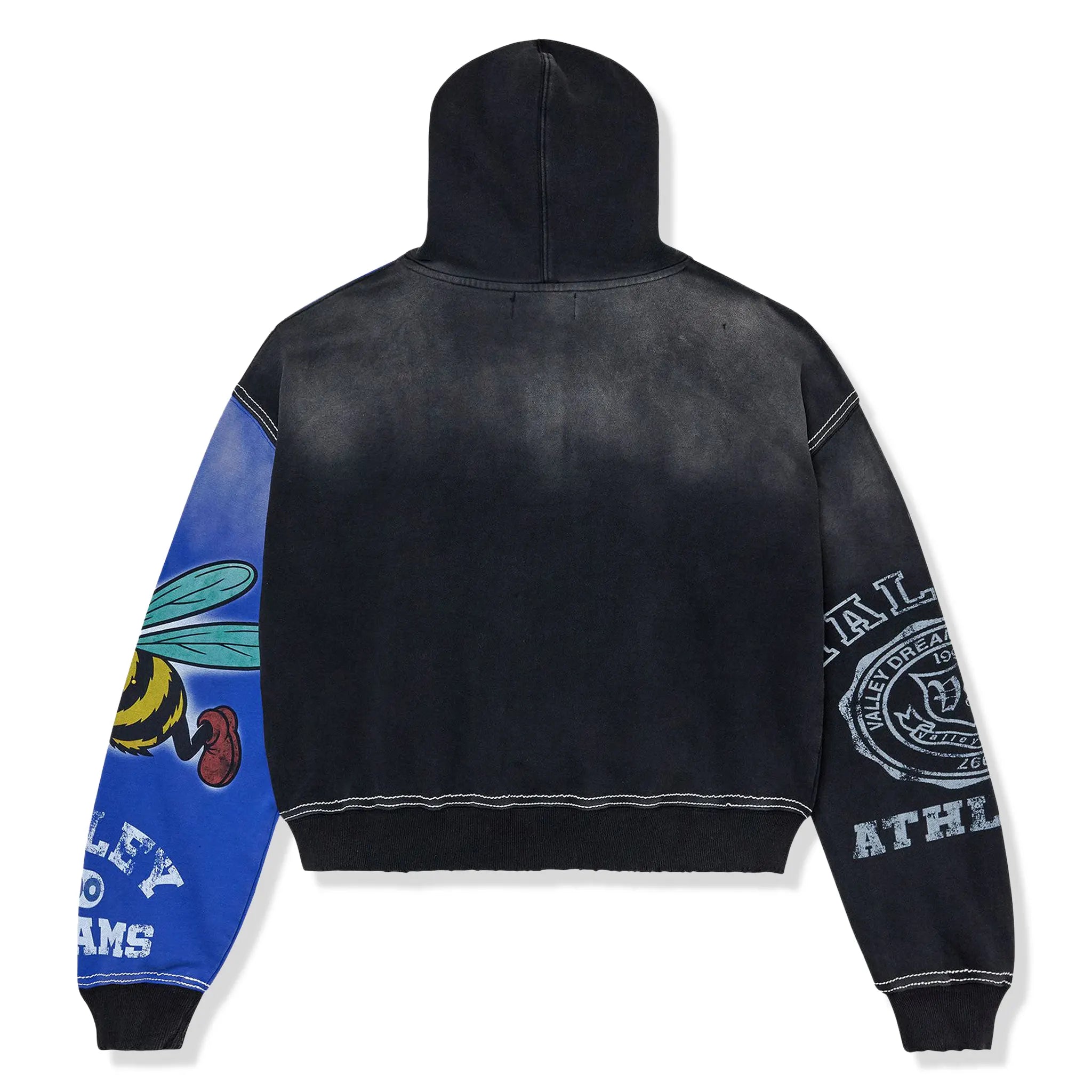 Vale Forever Valley Dreams Bipolar Black Blue Zip-Up Hoodie - view 2