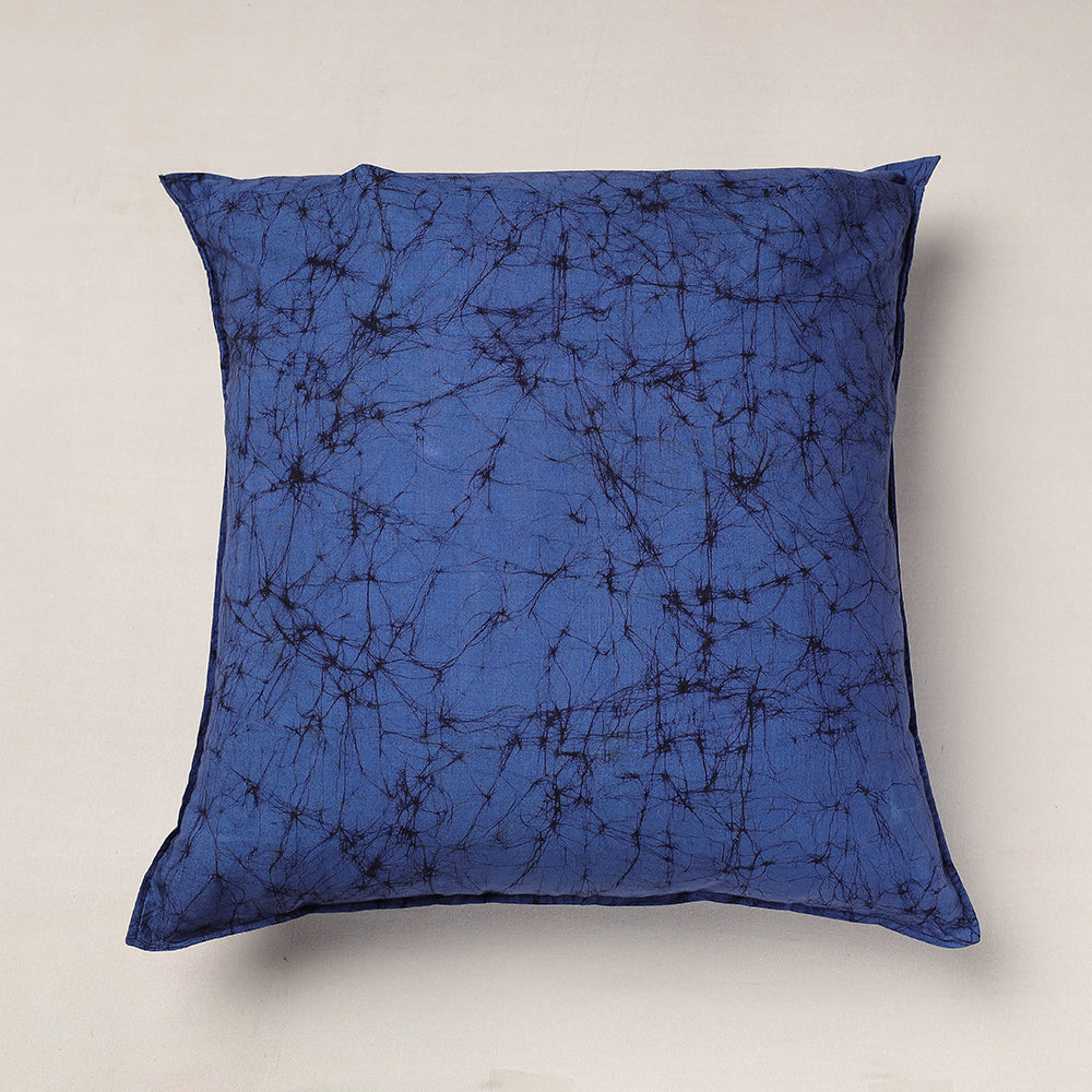 KACHCHH JI CHHAAP Blue - Hand Batik Printed Pure Cotton Cushion Cover (18 x 18 in) - view 3