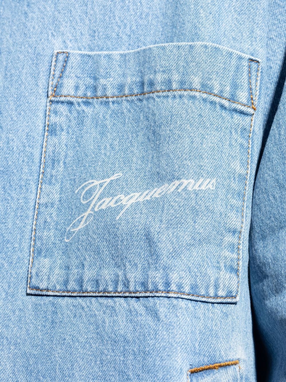 Jacquemus La Chemise Boulanger denim shirt - view 4