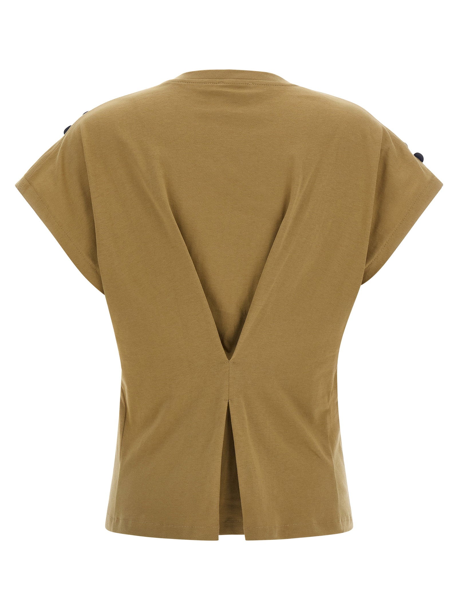 Nude Sequin T-shirt – 100% cotton - view 2