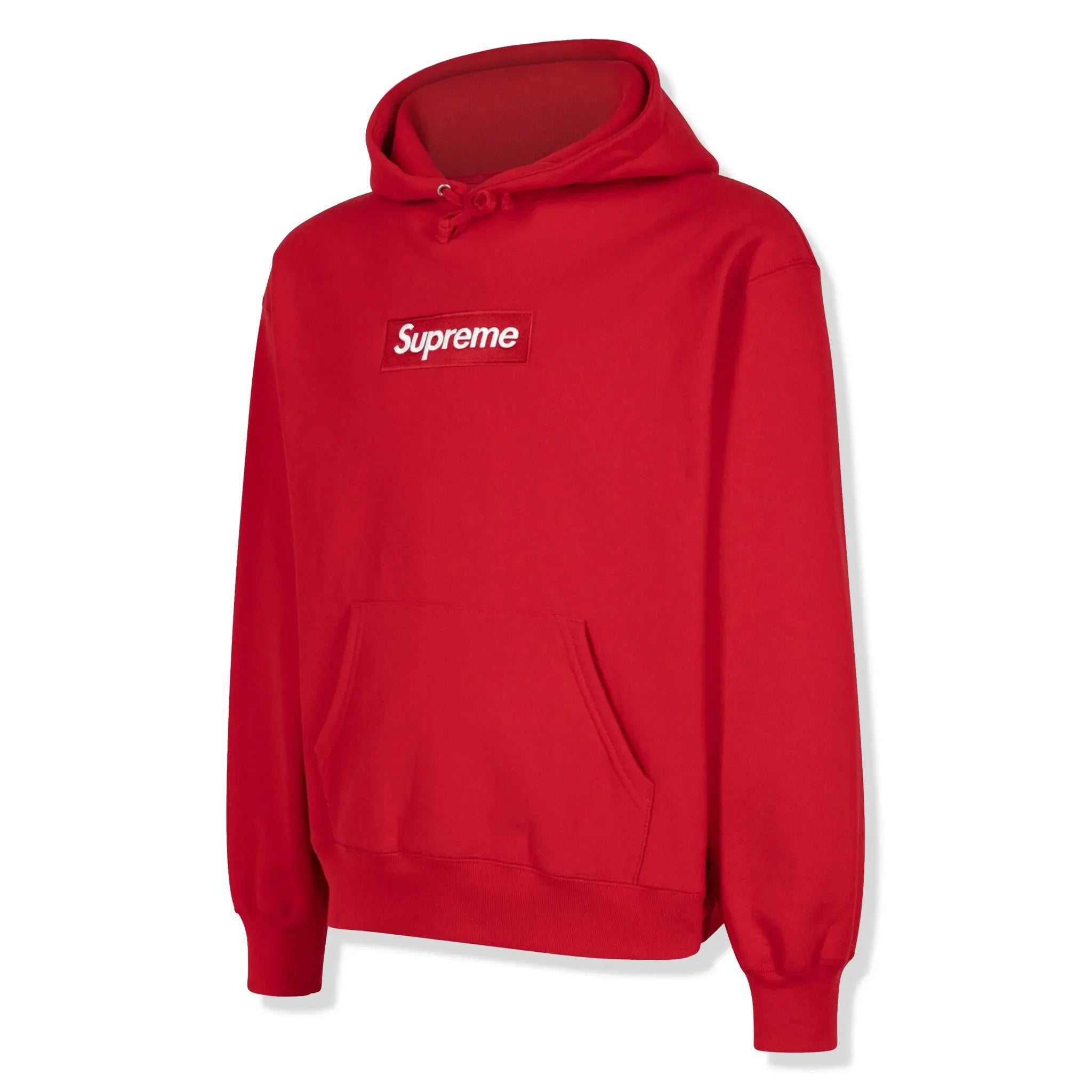 Supreme Box Logo Red Hoodie (FW23) - view 3