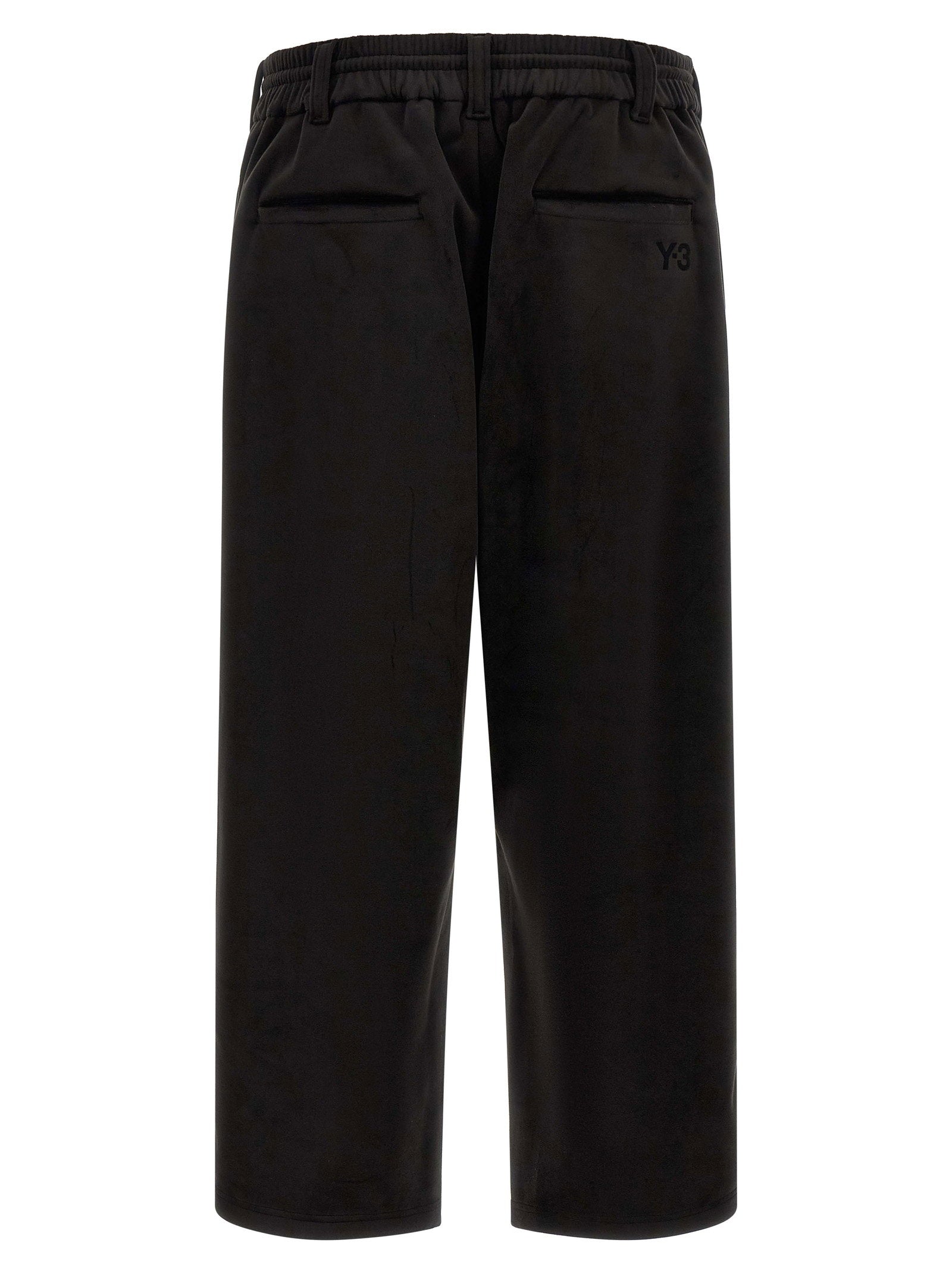 Y-3 Velvet Effect Joggers - view 2