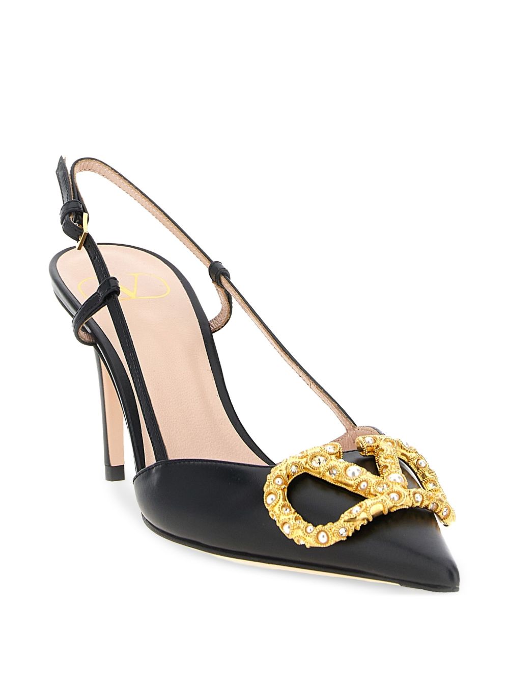 Valentino Garavani Vlogo Signature Slingback Décolleté In 80mm - view 4
