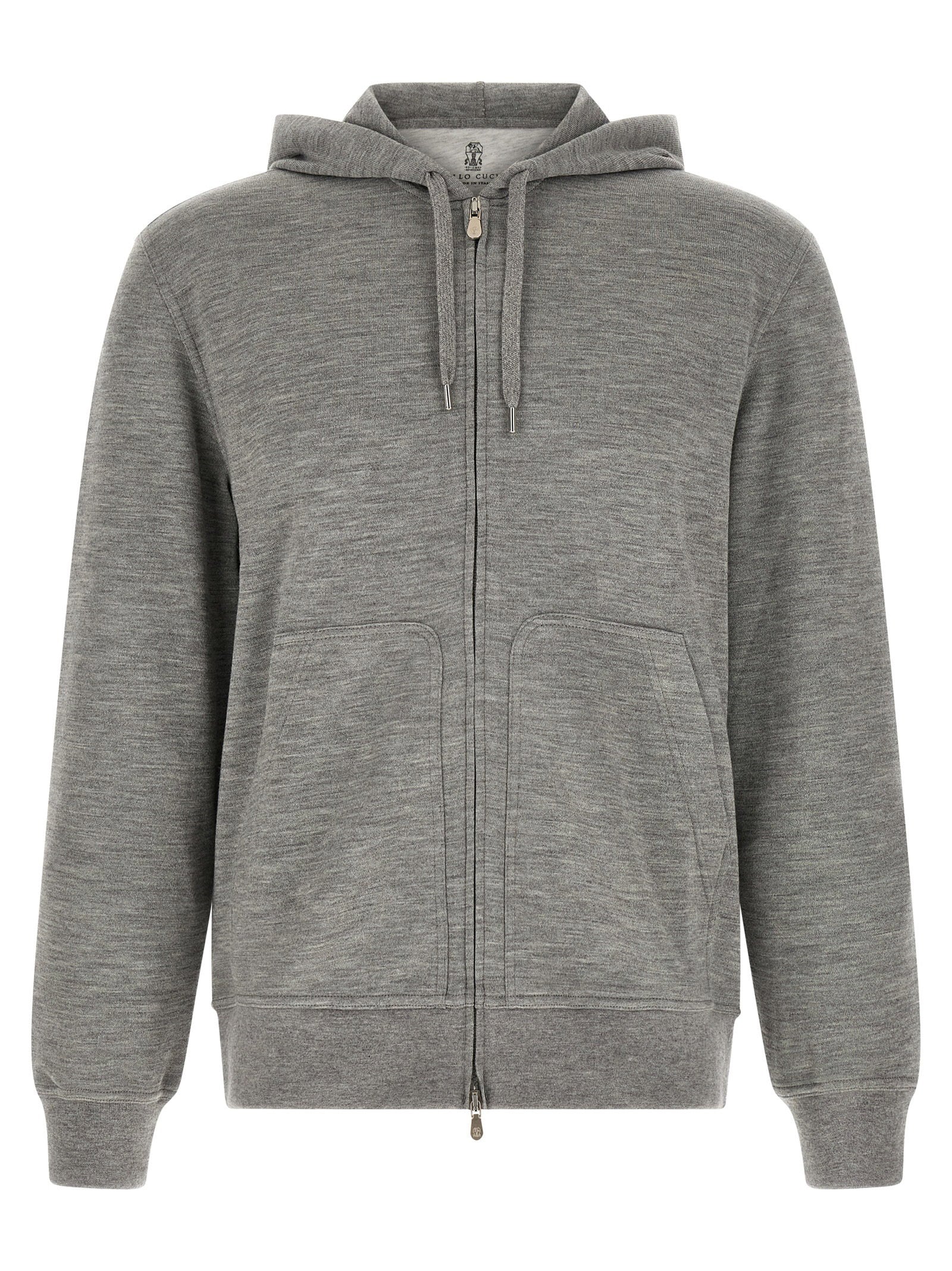 Brunello Cucinelli Cashmere And Silk Hoodie – 67% ws, 29% se 4% pa