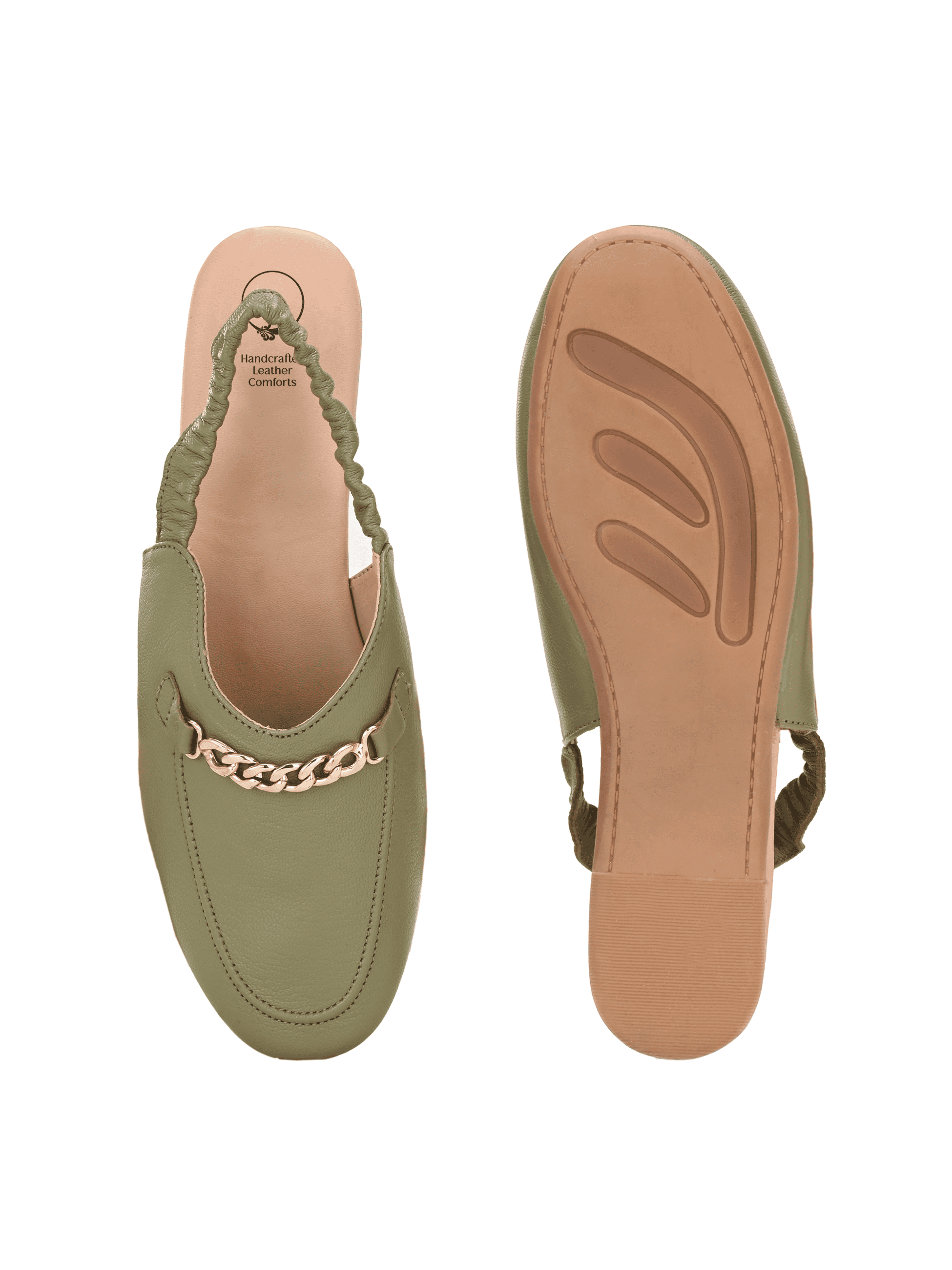 Egoss Shoes Mules by Lady Boss x Egoss – Olive - view 5