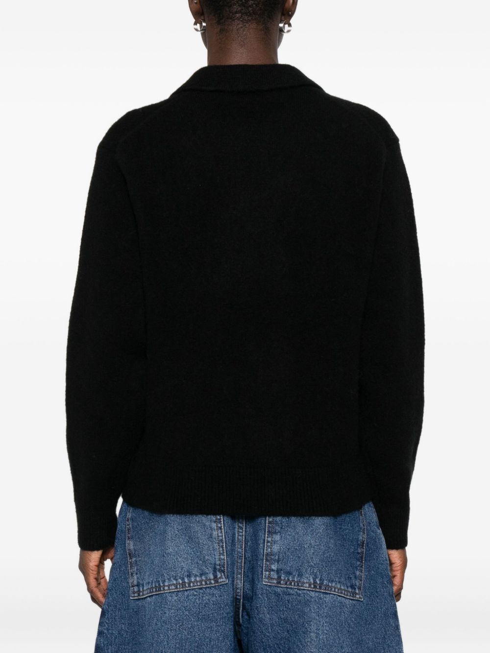Dunst Wool blend polo sweater - view 4