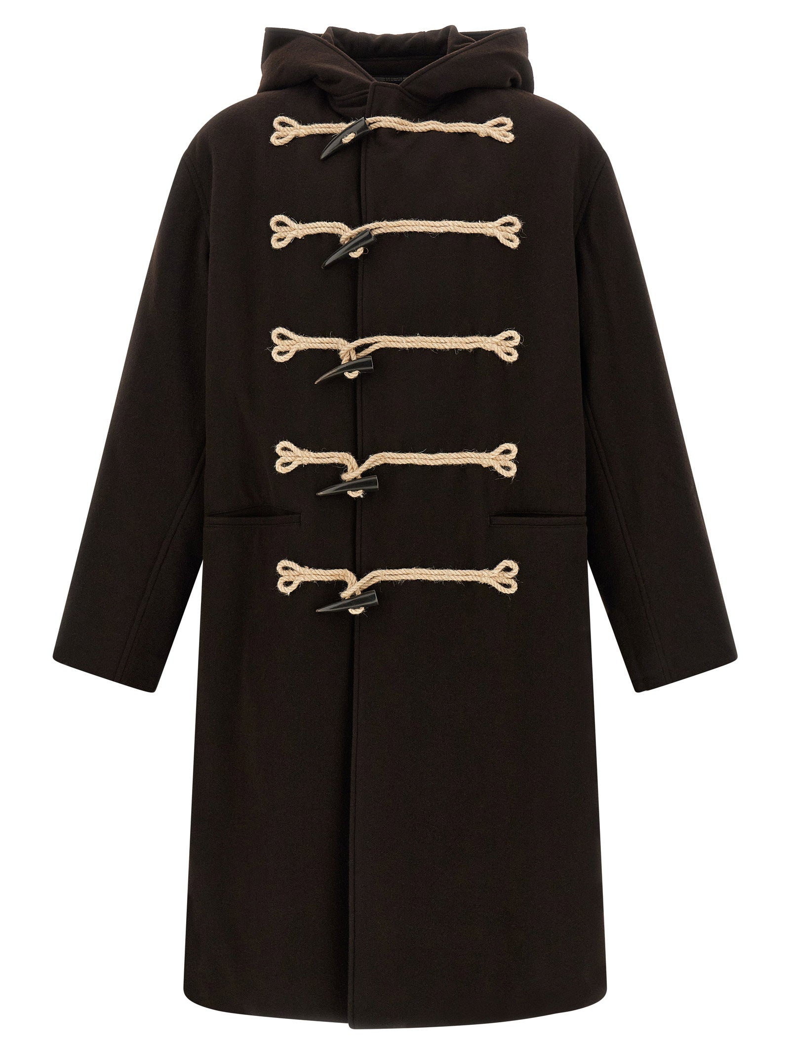 Yohji Yamamoto Flannel Toggle Duffle Coat