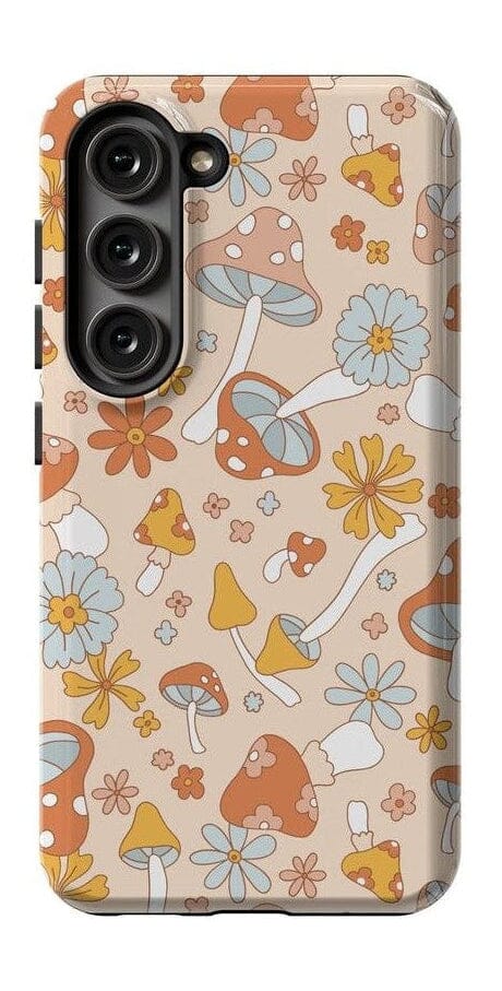 Casetry Mushroom Magic | Retro Floral Samsung Case
