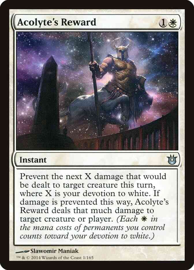 Reward 1 born – Magic Acolyte's Reward [1] [Born of the Gods] [Non-Foil]