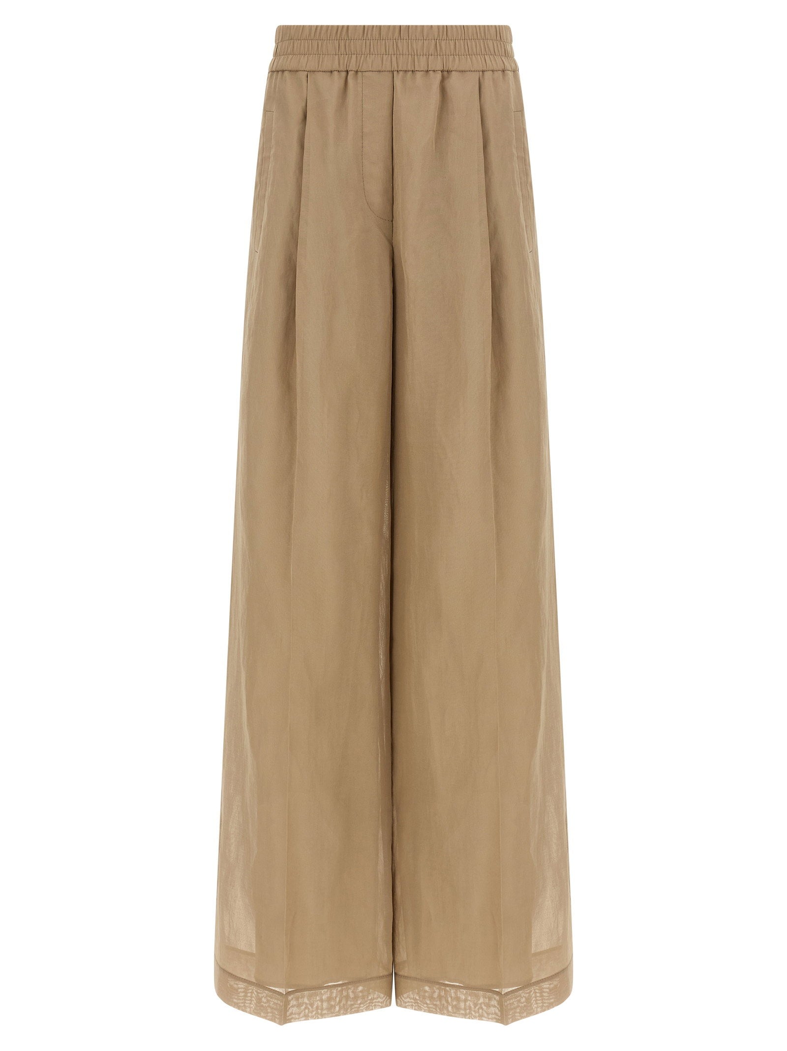 Brunello Cucinelli Loose Track Pants – 100% cotton
