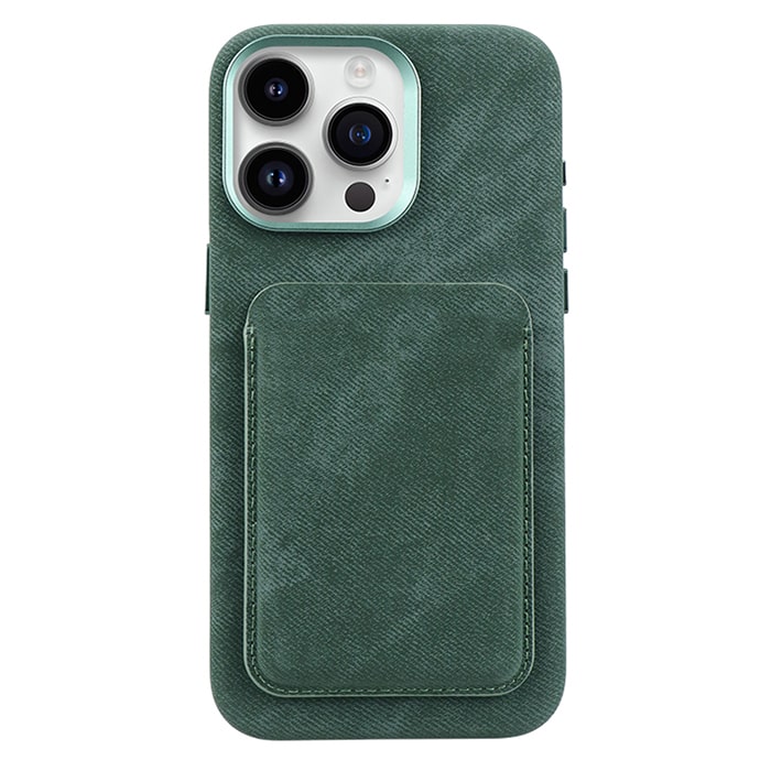 BlackTree Denim Fabric Wallet Case For iPhone 15 Pro Max - view 6