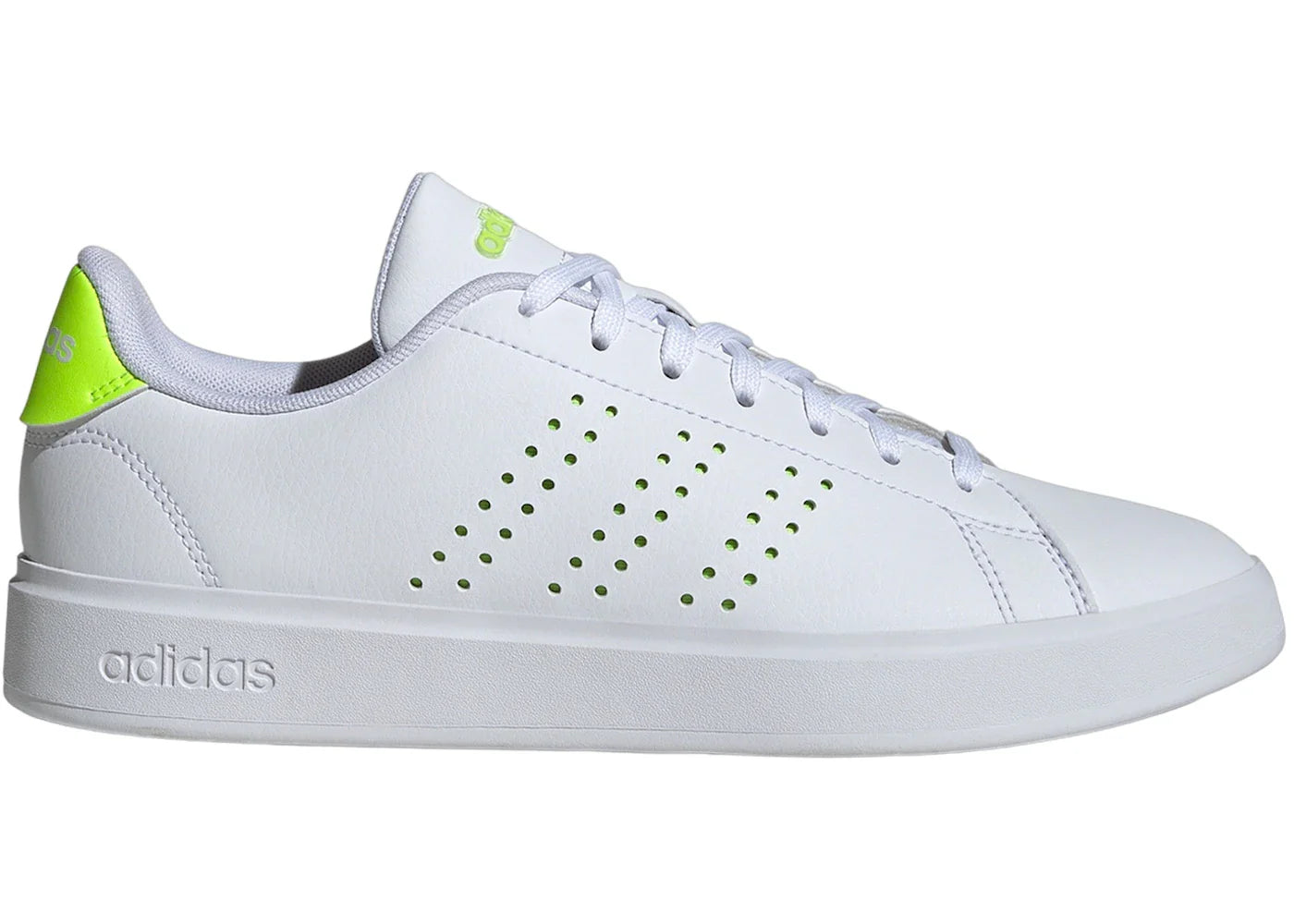 adidas Advantage 2.0 Cloud White Lucid Lemon (Women's) - view 2