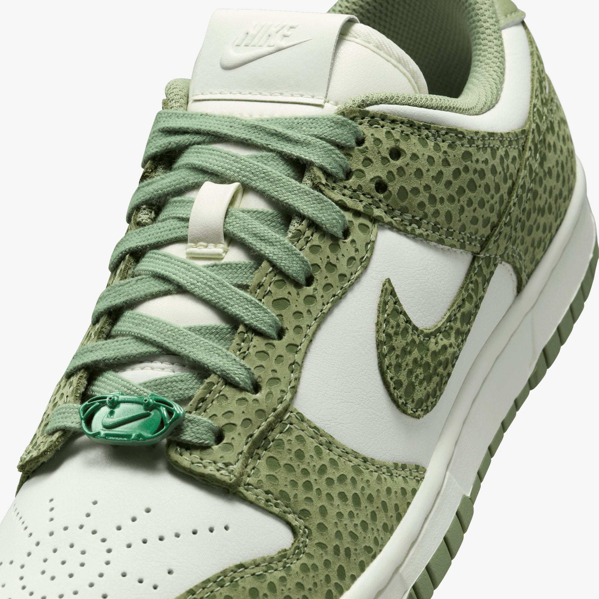 Nike | Dunk Low Premium { Oil Green/oil Green-treeline-sail - view 5