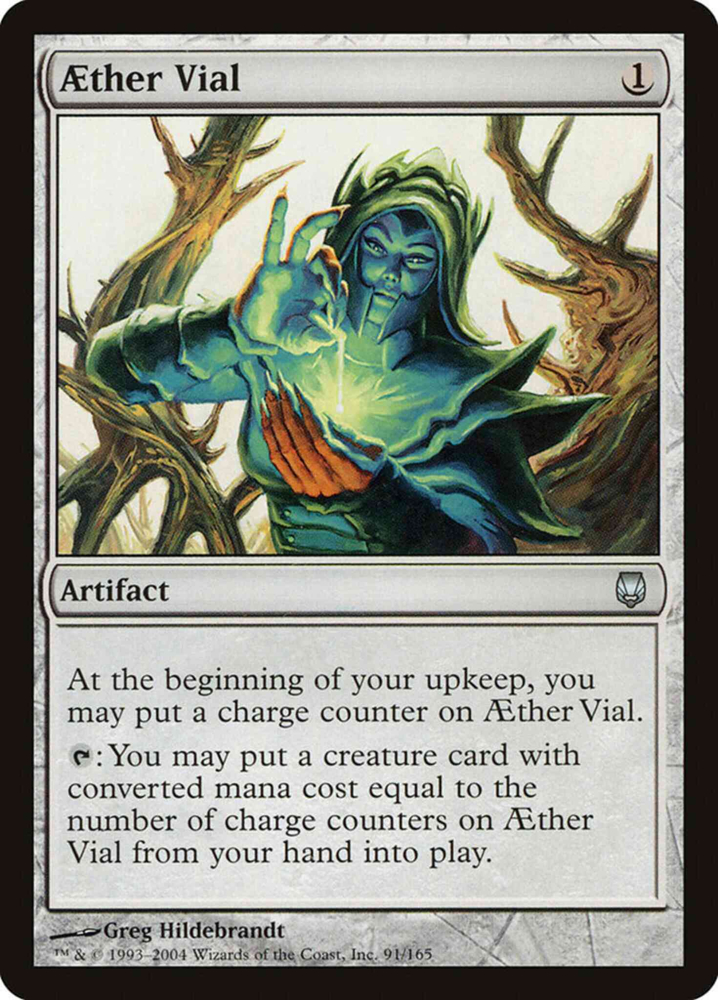 Aether vial 91 – Magic Aether Vial [91] [Darksteel] [Non-Foil]