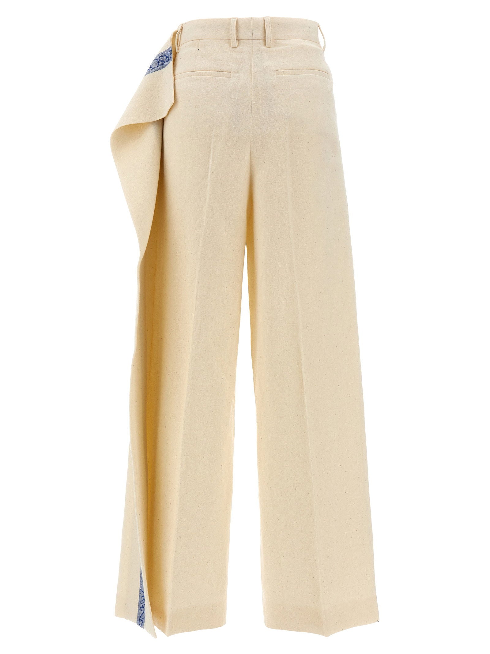 J.w.anderson Logo Band Panel Pants – 50% linen, 50% cotton - view 2