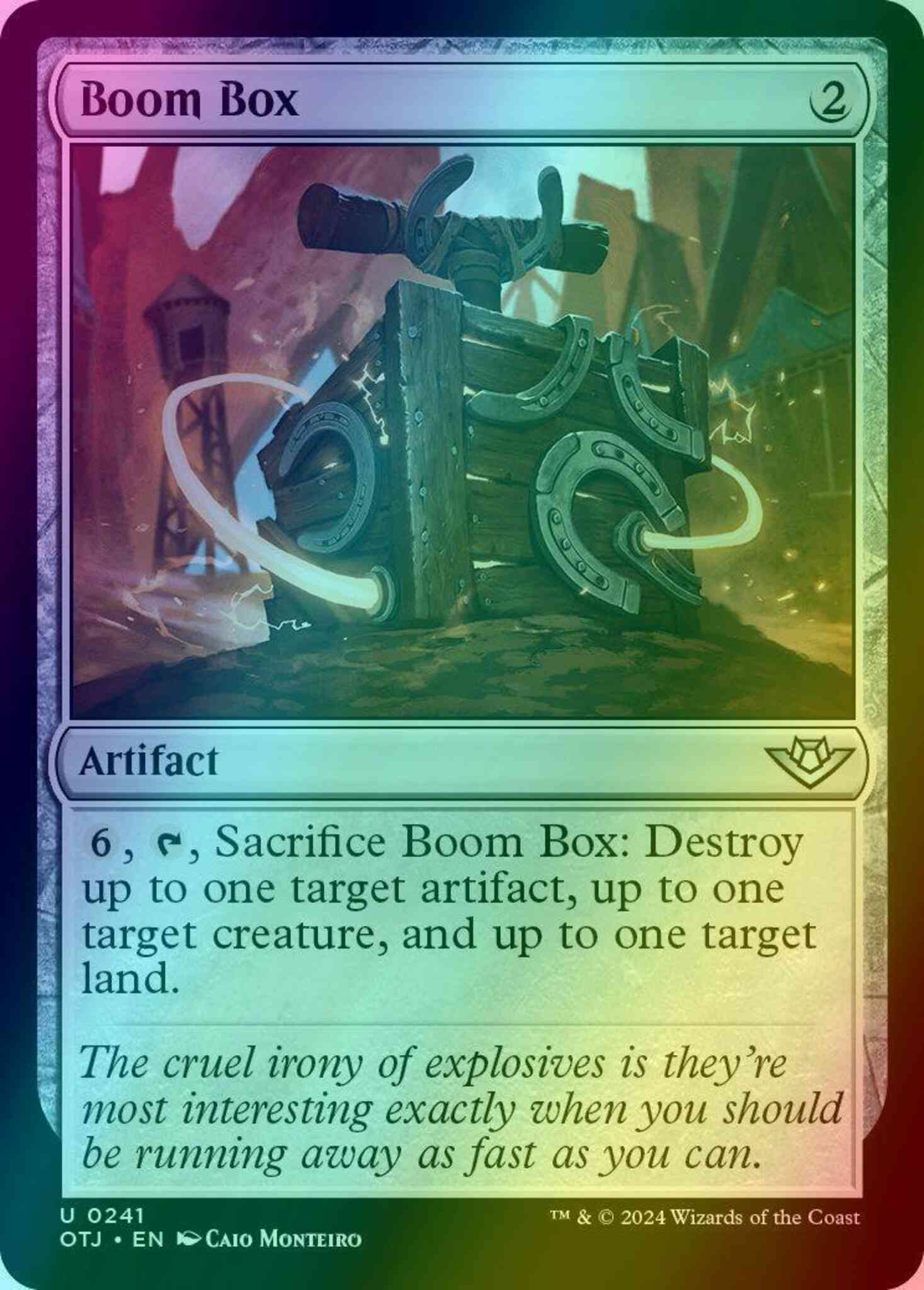 Boom box 241 – Magic Boom Box [241] [Outlaws of Thunder Junction] [Foil]