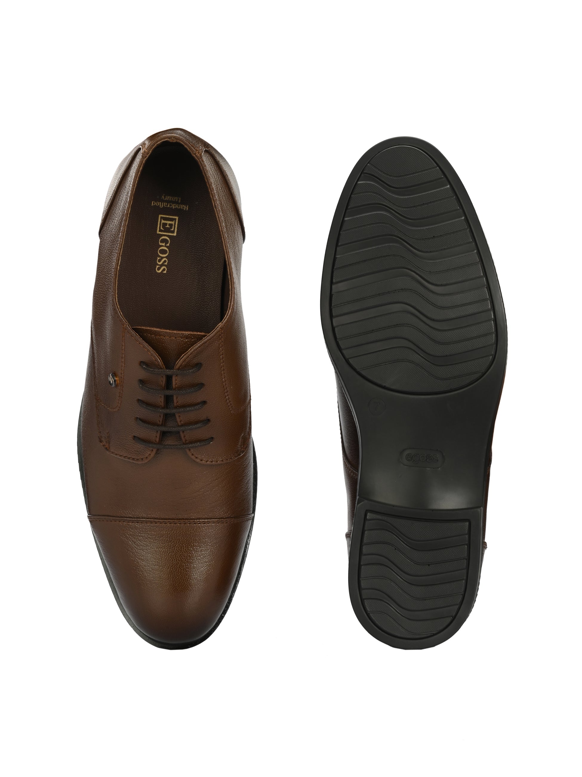 Egoss Shoes Egoss Formal Oxford Lace-Up Shoes For Men