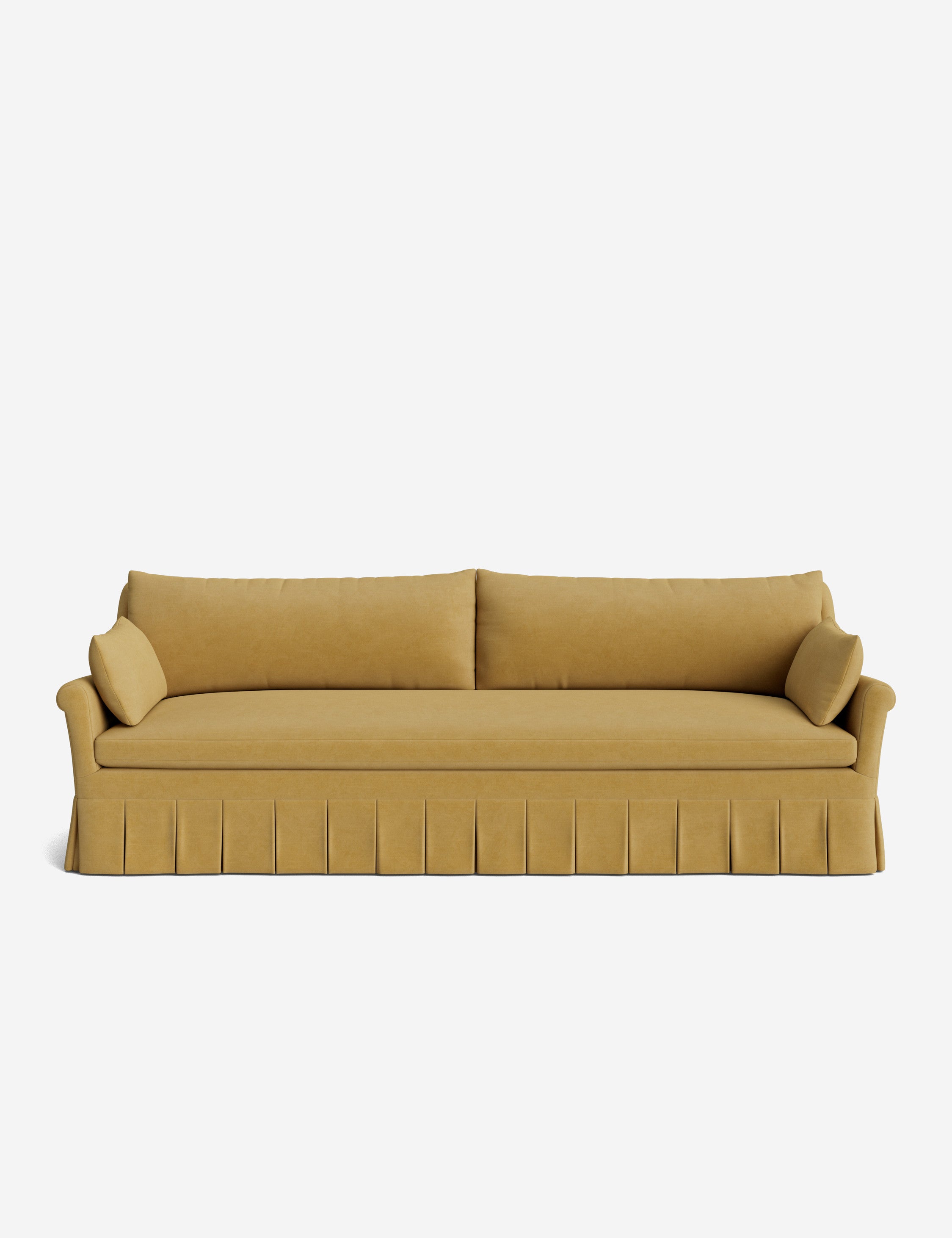 Lulu and Georgia Portola Rolled Arm Pleated Sofa - view 42