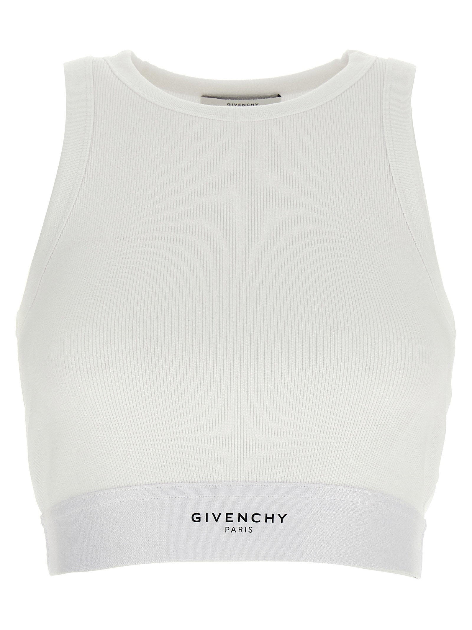 Givenchy Crop Tank Top – 98% cotton, 2% elastane