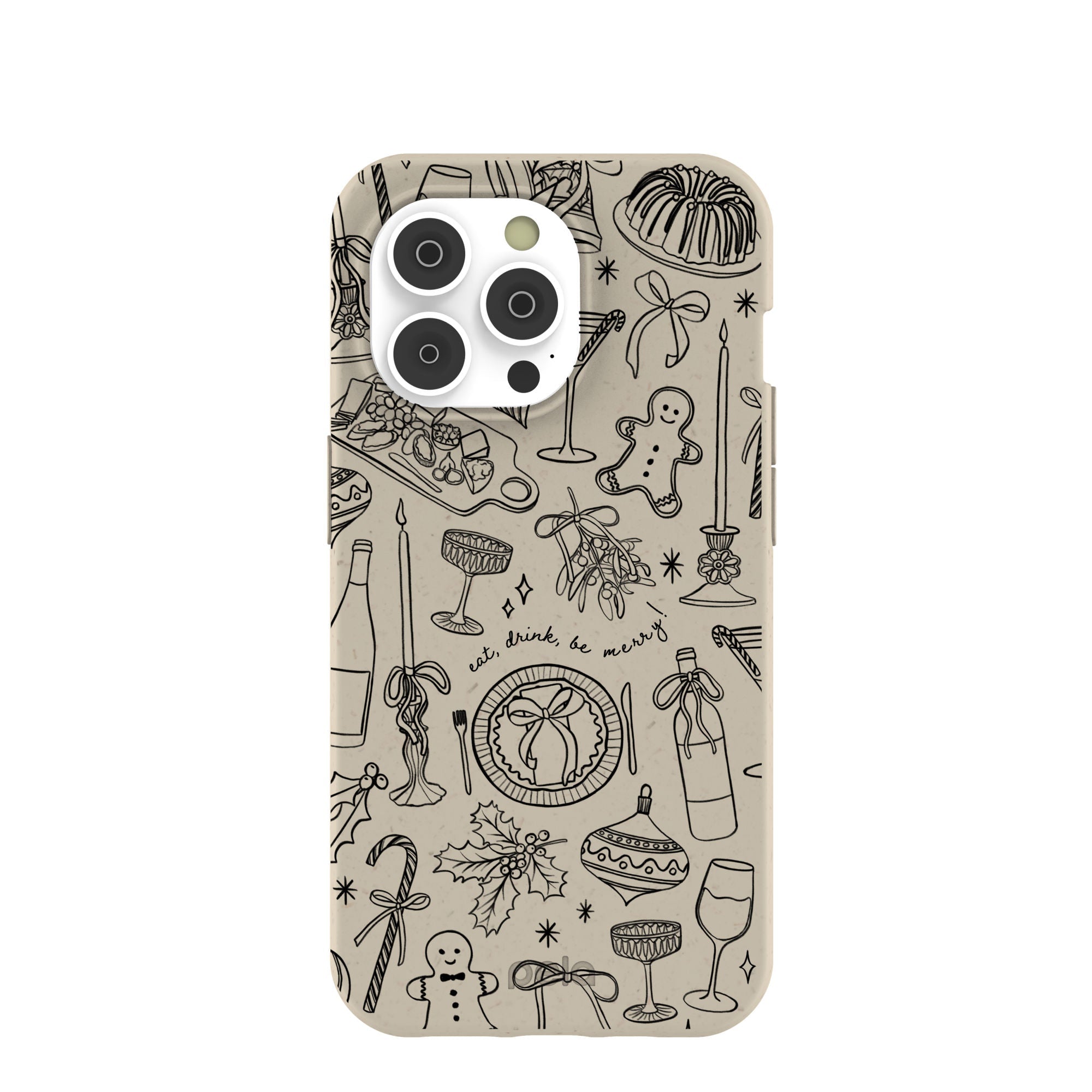 Pela Case London Fog Holiday Dinner Party iPhone 14 Pro Case