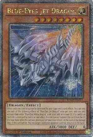 Yu-Gi-Oh! Blue-Eyes Jet Dragon - RA02-EN017 - Quarter Century Secret Rare - 1st Edition