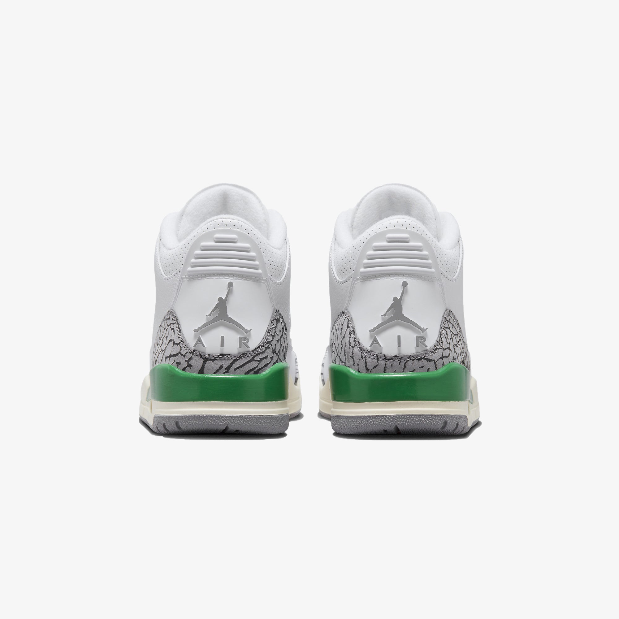 Jordan | AIR JORDAN 3 RETRO { WHITE/VARSITY RED-LUCKY GREEN - view 2