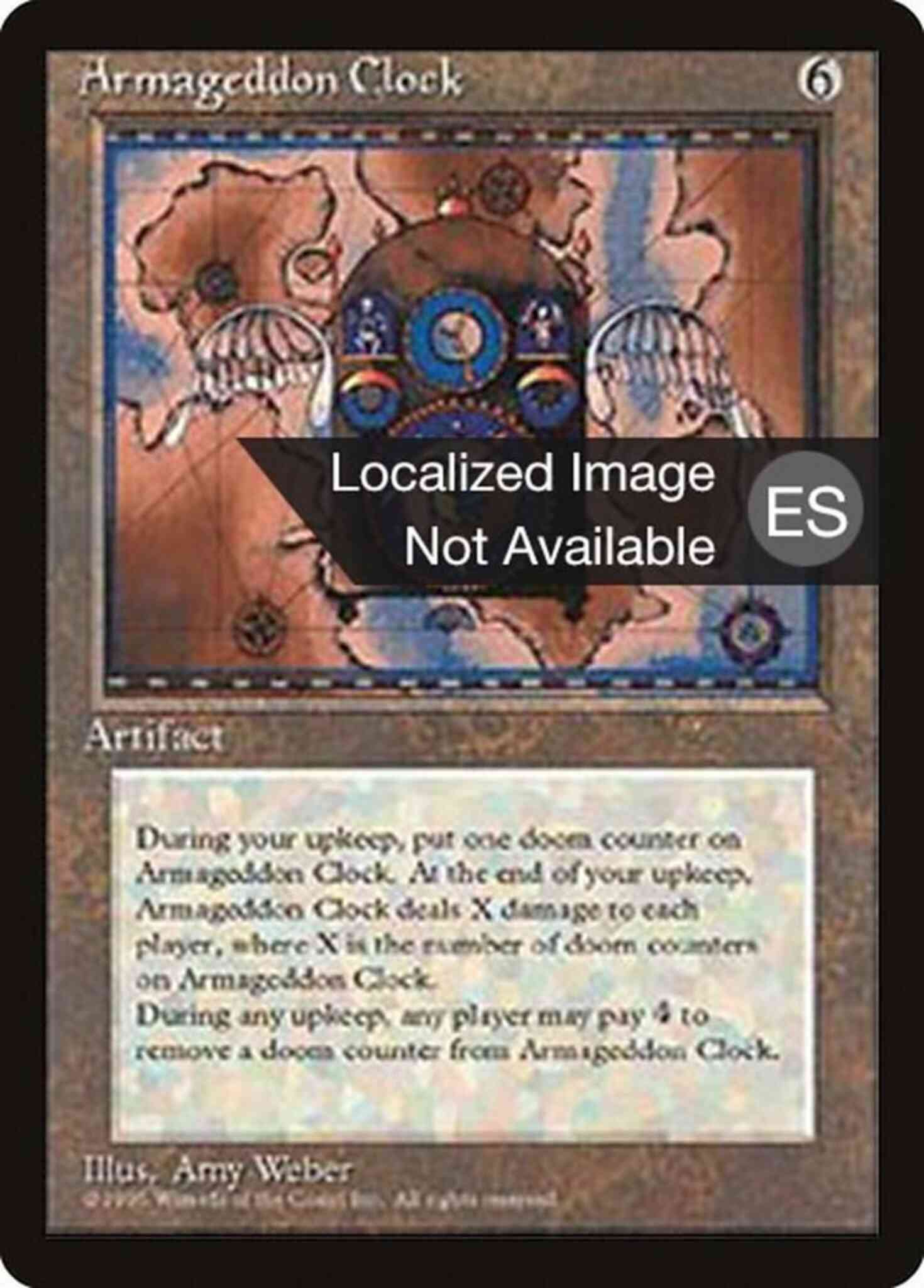 Spanish 295 fourth – Magic Armageddon Clock - Spanish [295] [Fourth Edition Black Border: Spanish] [Non-Foil]