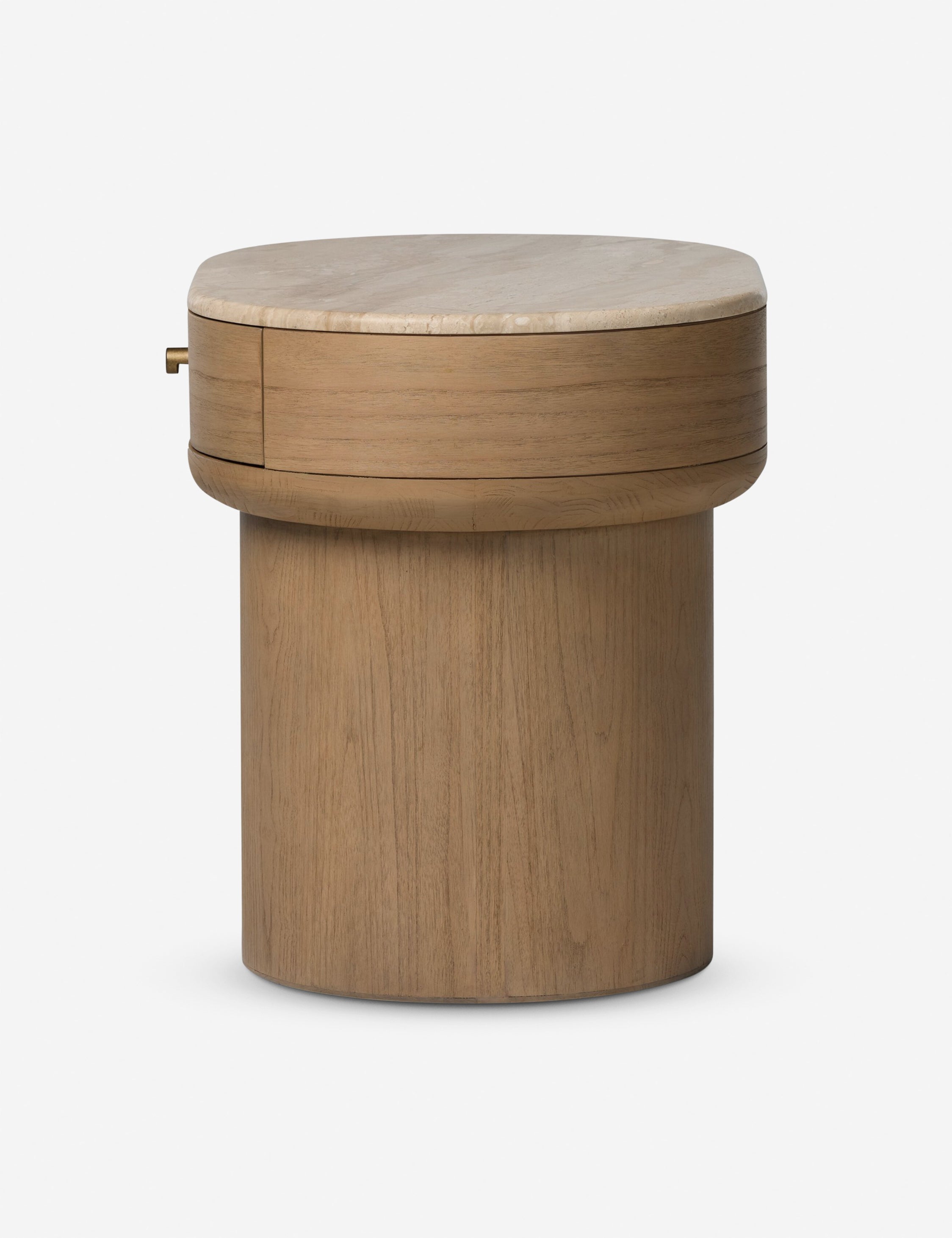 Lulu and Georgia Ligia Nightstand – Sand Marble - view 5