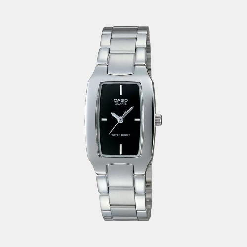 Casio Enticer Women Quartz Black Dial Analog Stainless Steel Watch SH18