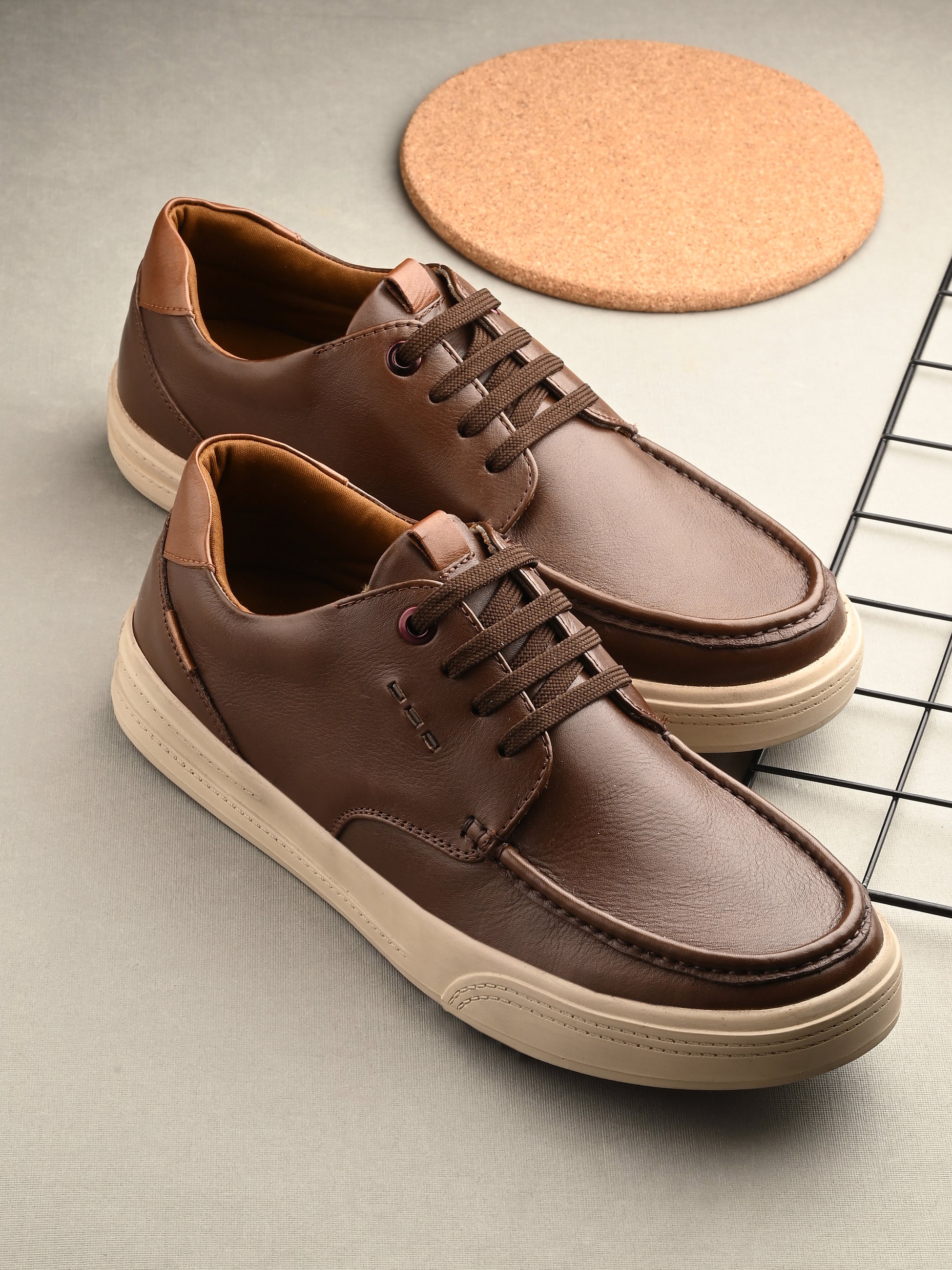 Moonwalk Lace-Up Sneakers by Aspeerio - view 21