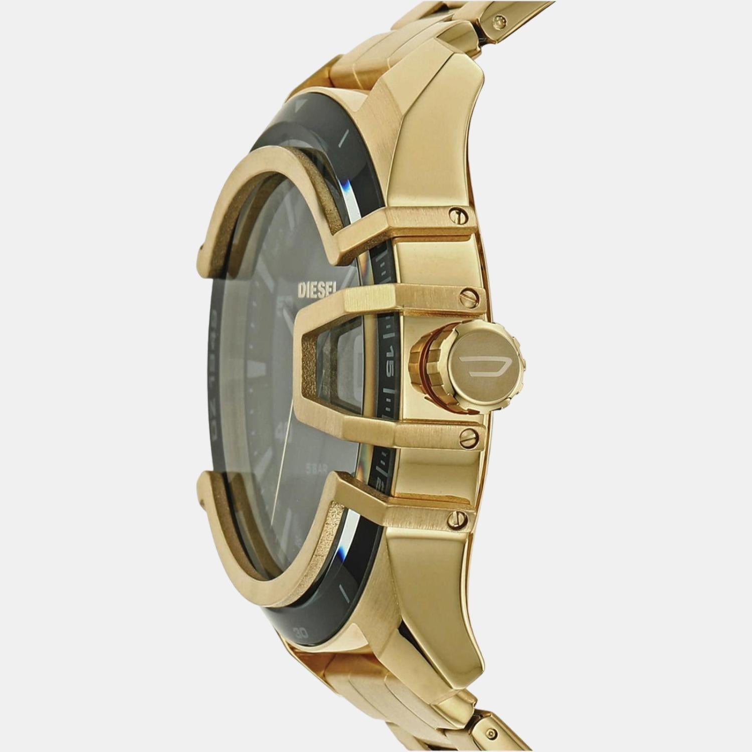 Diesel Caged Men Quartz Black Dial Analog Stainless Steel Watch DZ1949 - view 4