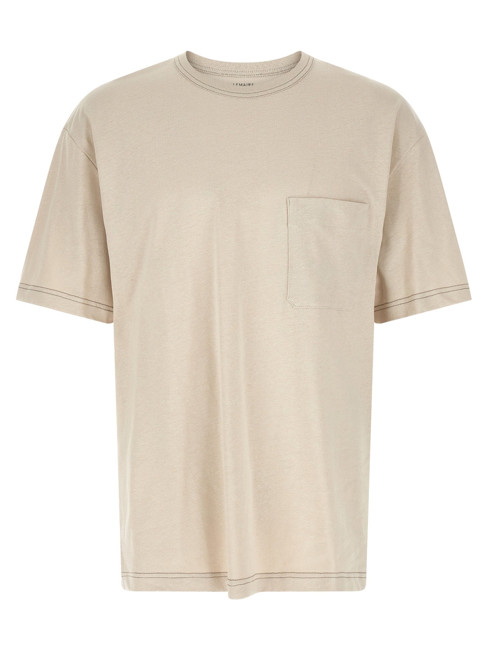 Lemaire Boxy T-shirt – 70% cotton, 30% linen
