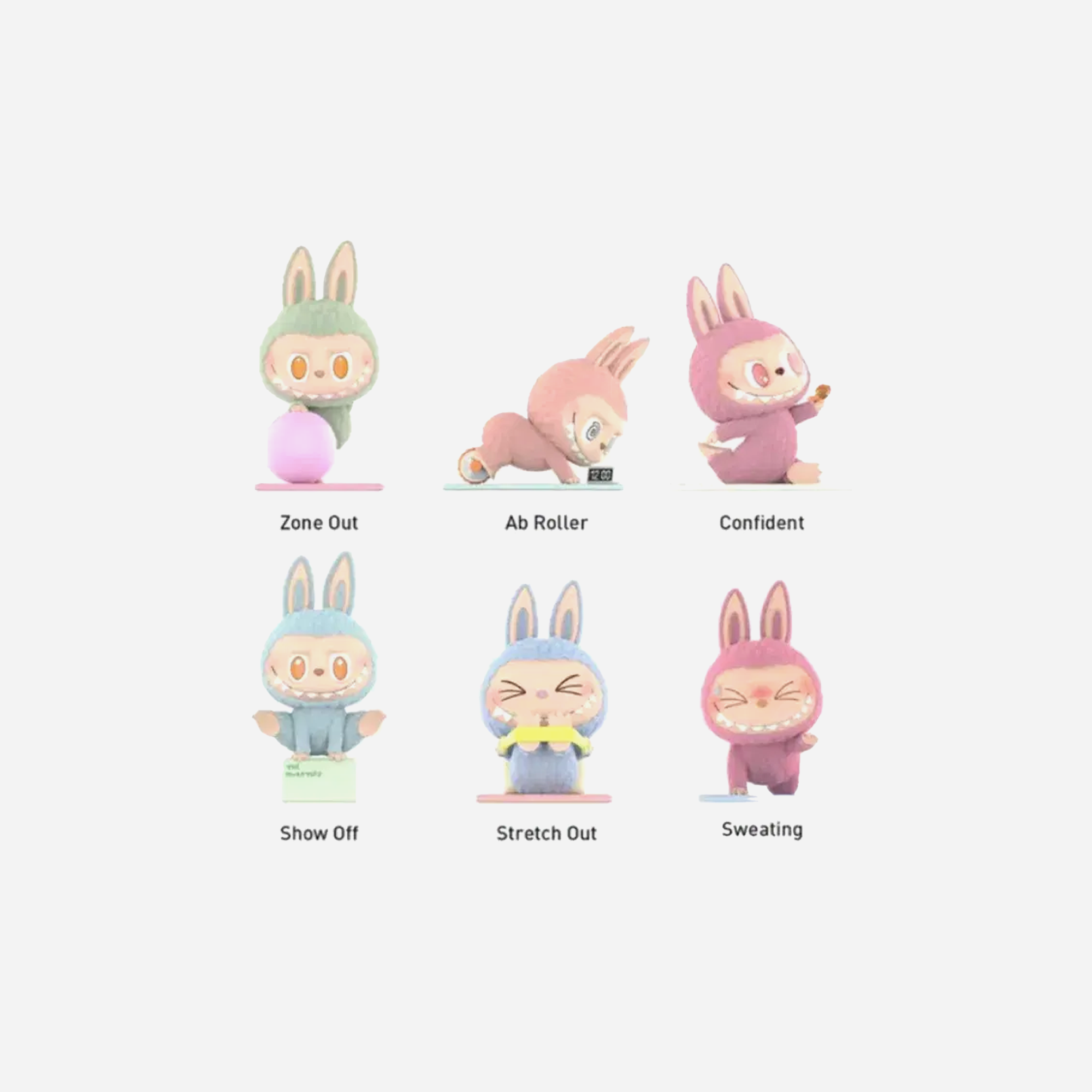 Pop Mart Labubu The Monsters Lazy Yoga Series Figures Sealed Case (Blind Box) - view 2