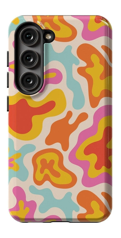 Casetry Tropical Color Splash | Abstract Retro Samsung Case - view 13