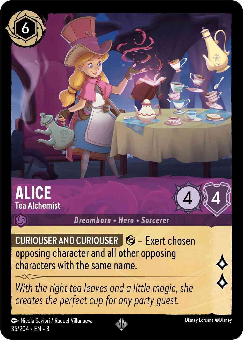 Lorcana Alice - Tea Alchemist - 35/204 [Into the Inklands] [Non-Foil]