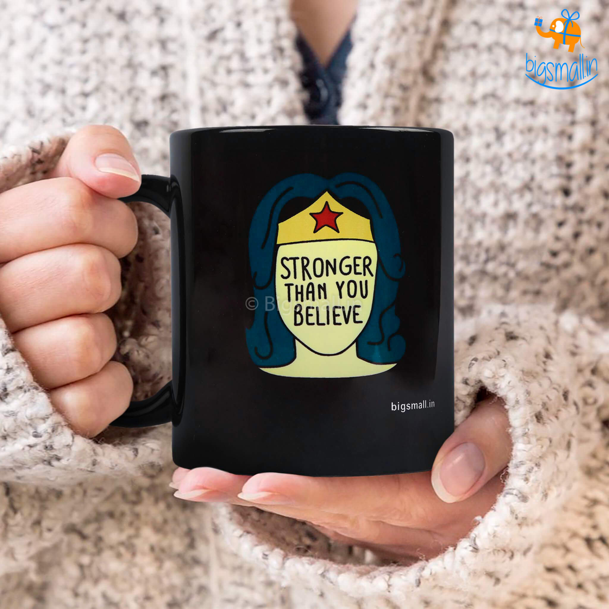 Bigsmall_piu Wonder Woman Coffee Mug - view 2