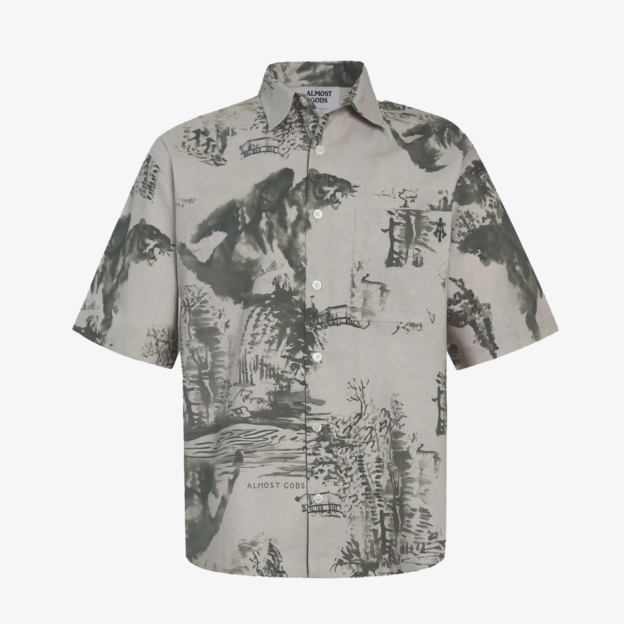 Terrain shirt green – Almost Gods | The Terrain Shirt { Green
