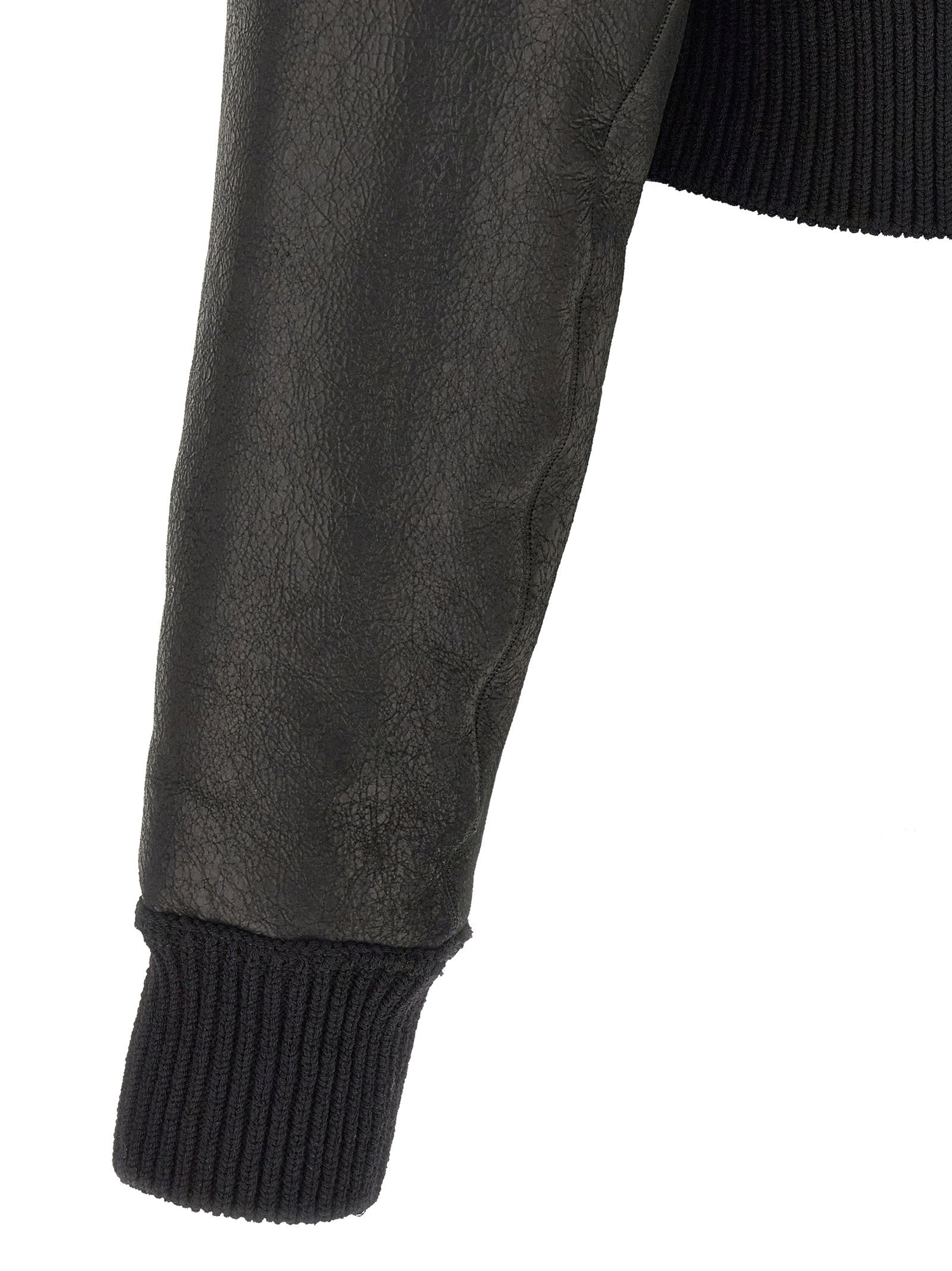 Rick Owens Flight Jkt Cropped Bomber Jacket - view 4