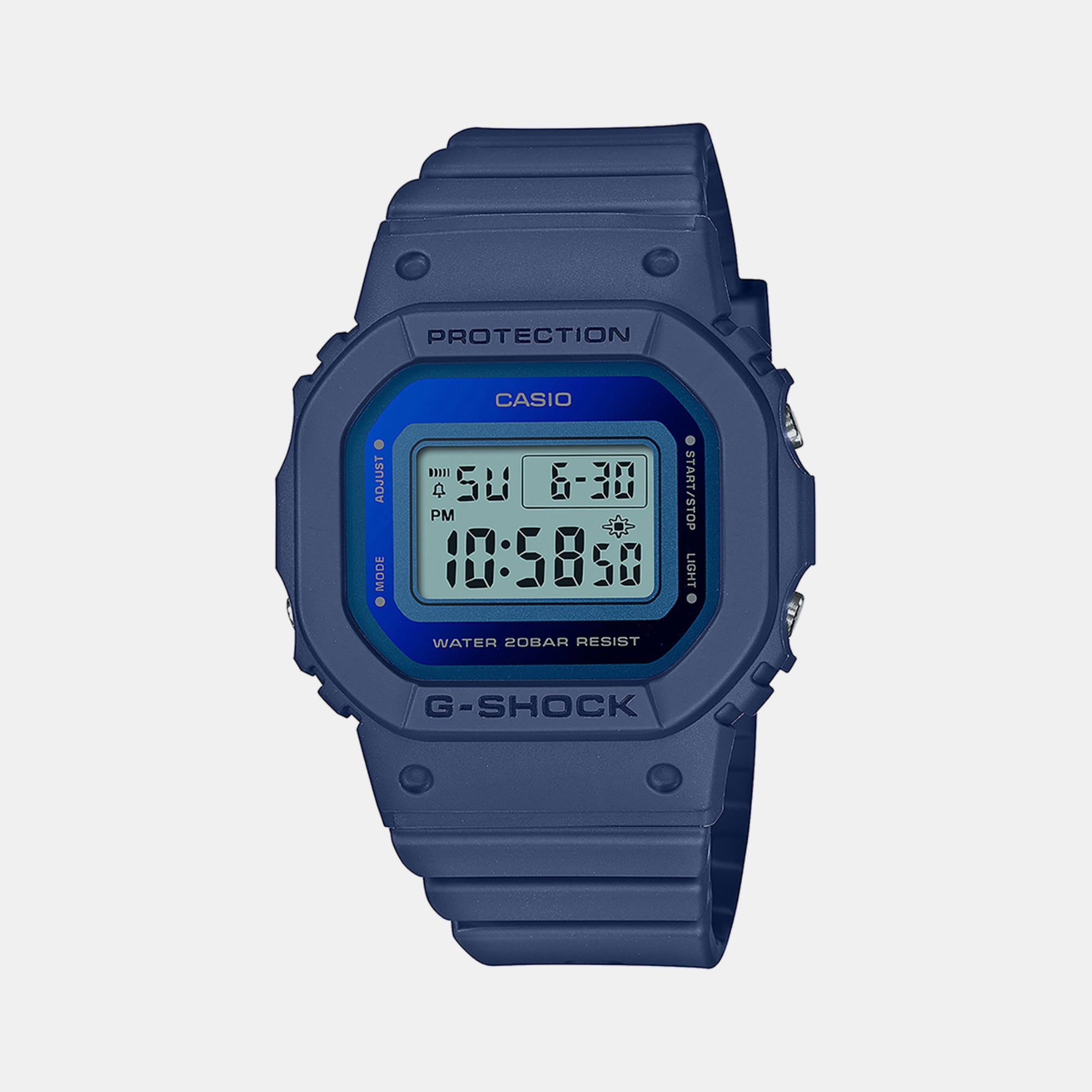 Casio G-Shock Women Women Quartz Blue Dial Digital Resin Watch G1354