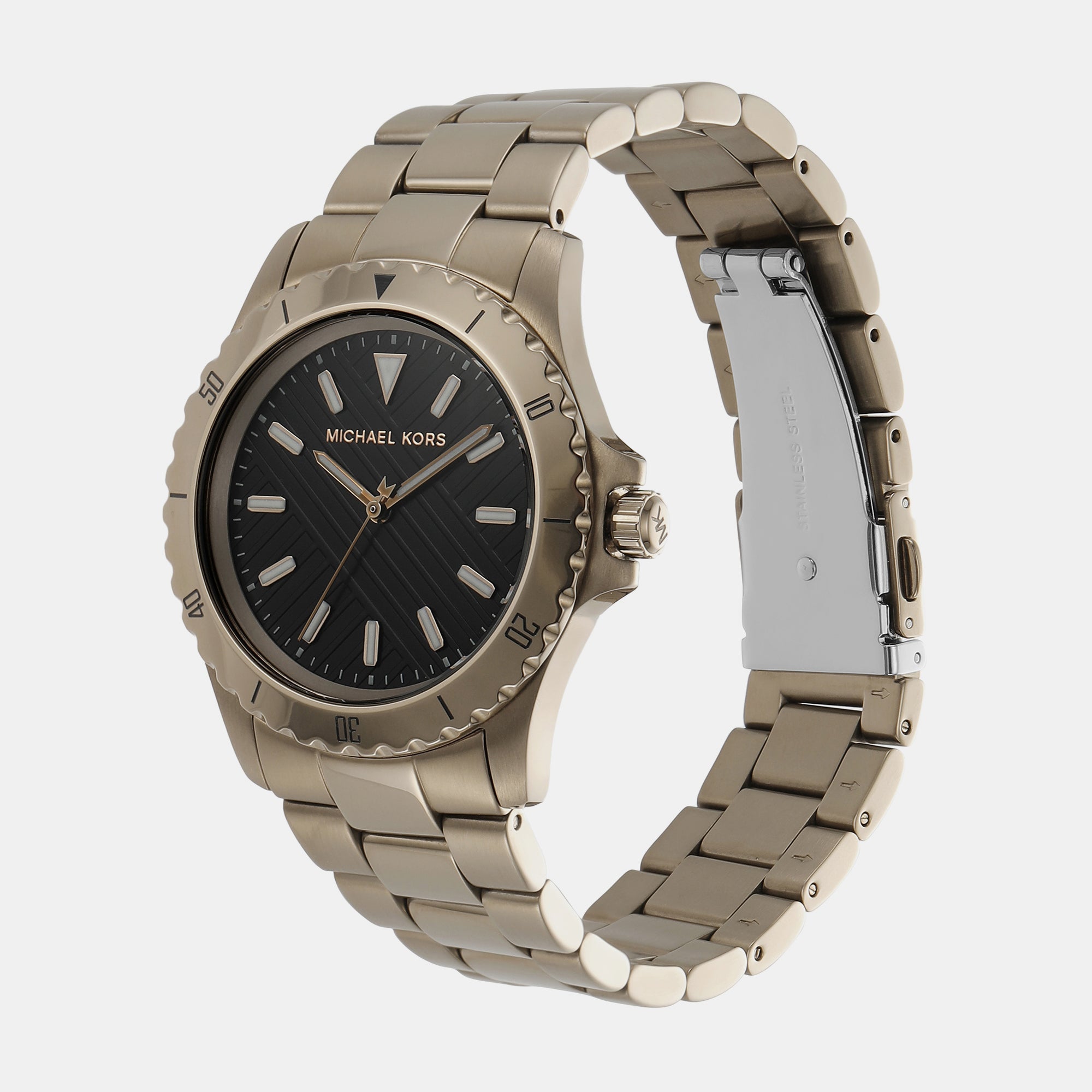 Michael Kors Everest Men Quartz Black Dial Analog Stainless Steel Watch MK9140 - view 3