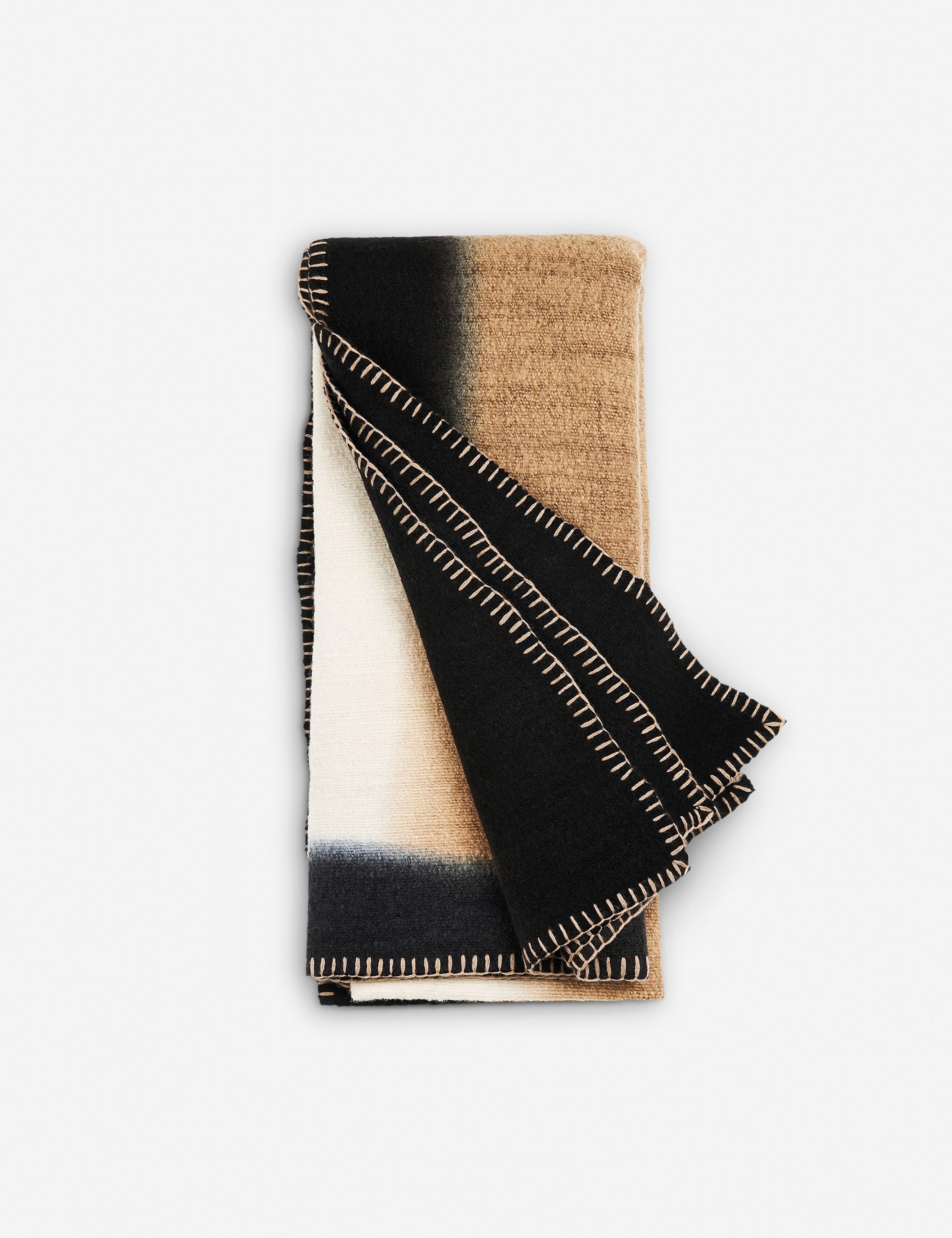 Lulu and Georgia Siroco Wool Throw by Studio Variously