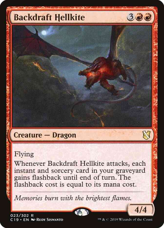 Backdraft hellkite 23 – Magic Backdraft Hellkite [23] [Commander 2019] [Non-Foil]
