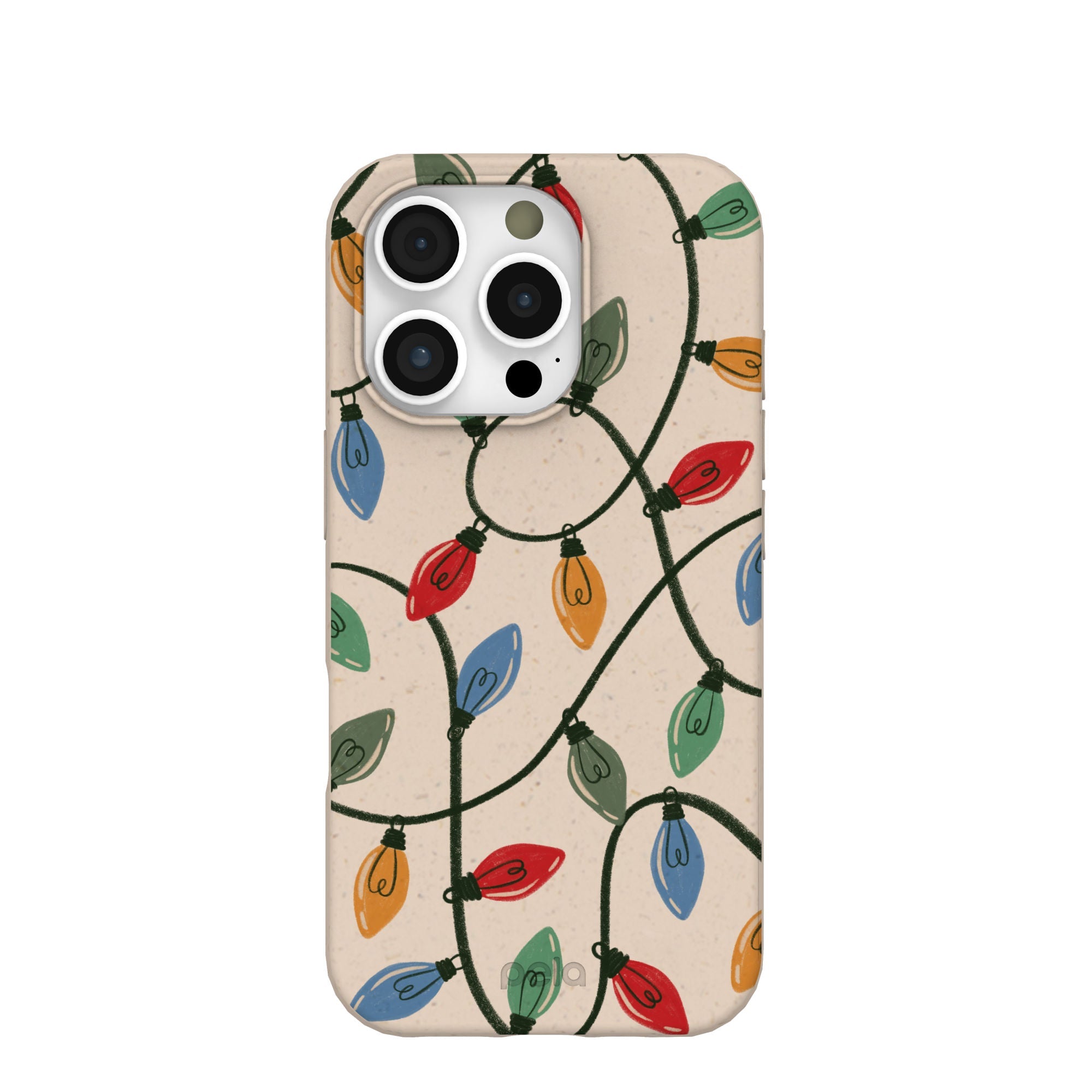 Pela Case Seashell Holiday Lights iPhone 16 Pro Case