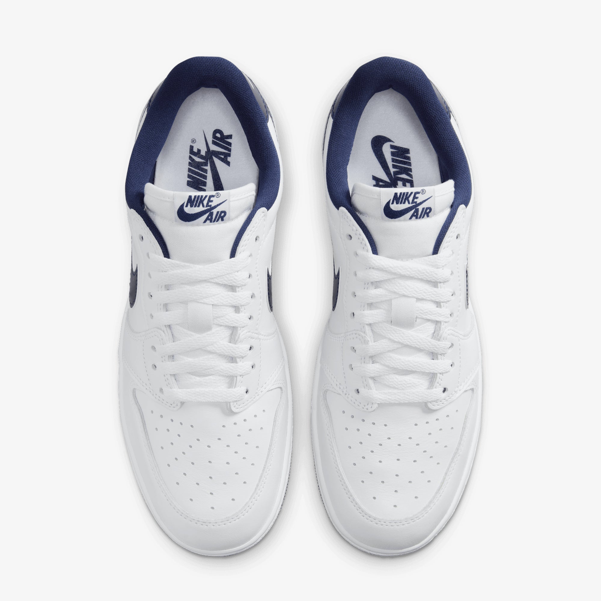 Jordan | Air Jordan 1 Low '85 { White/navy-white - view 2