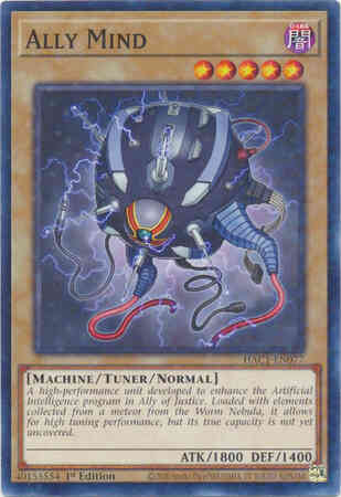 Yu-Gi-Oh! Ally Mind - HAC1-EN077 - Duel Terminal Normal Parallel Rare - 1st Edition