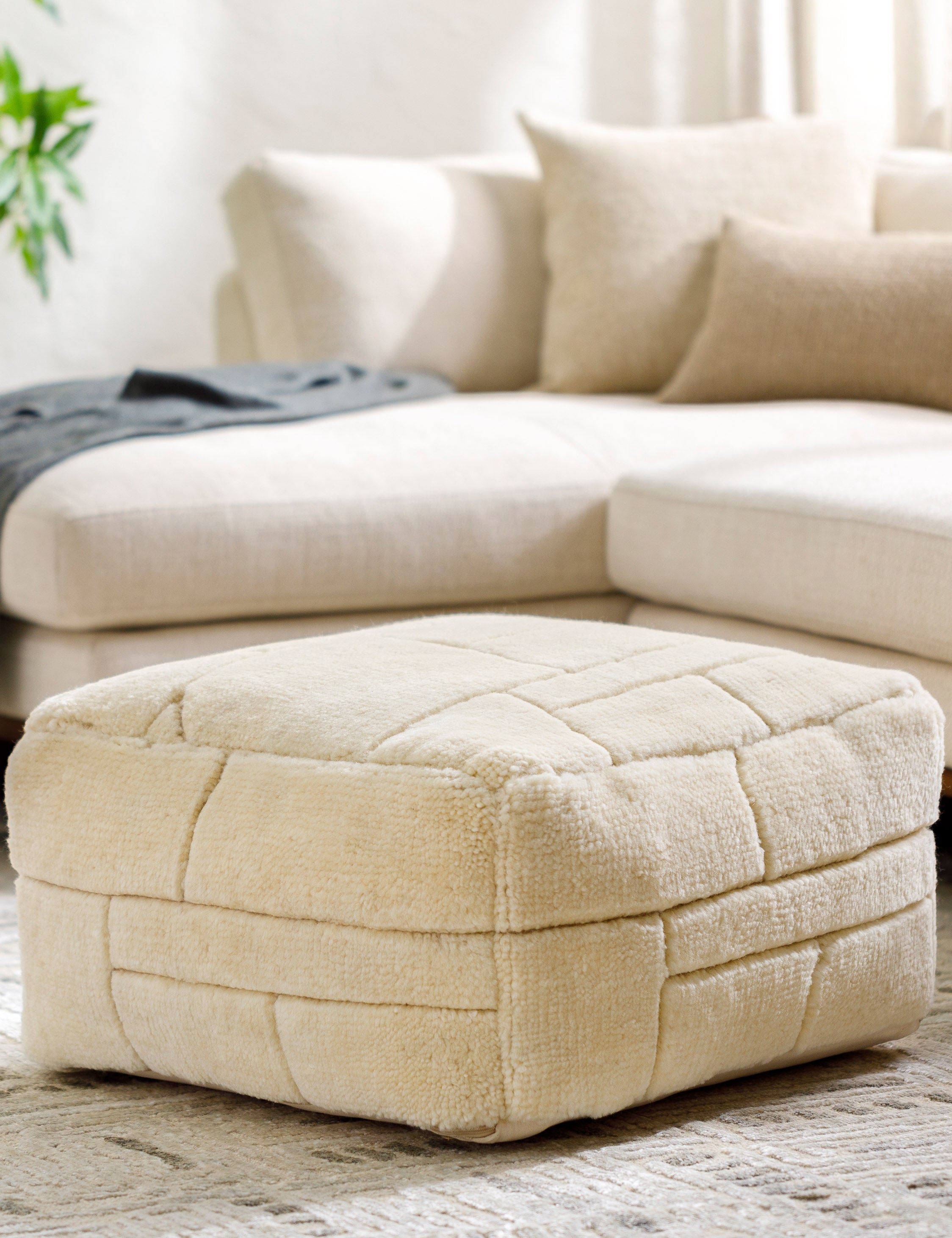 Lulu and Georgia Harstad Square Pouf