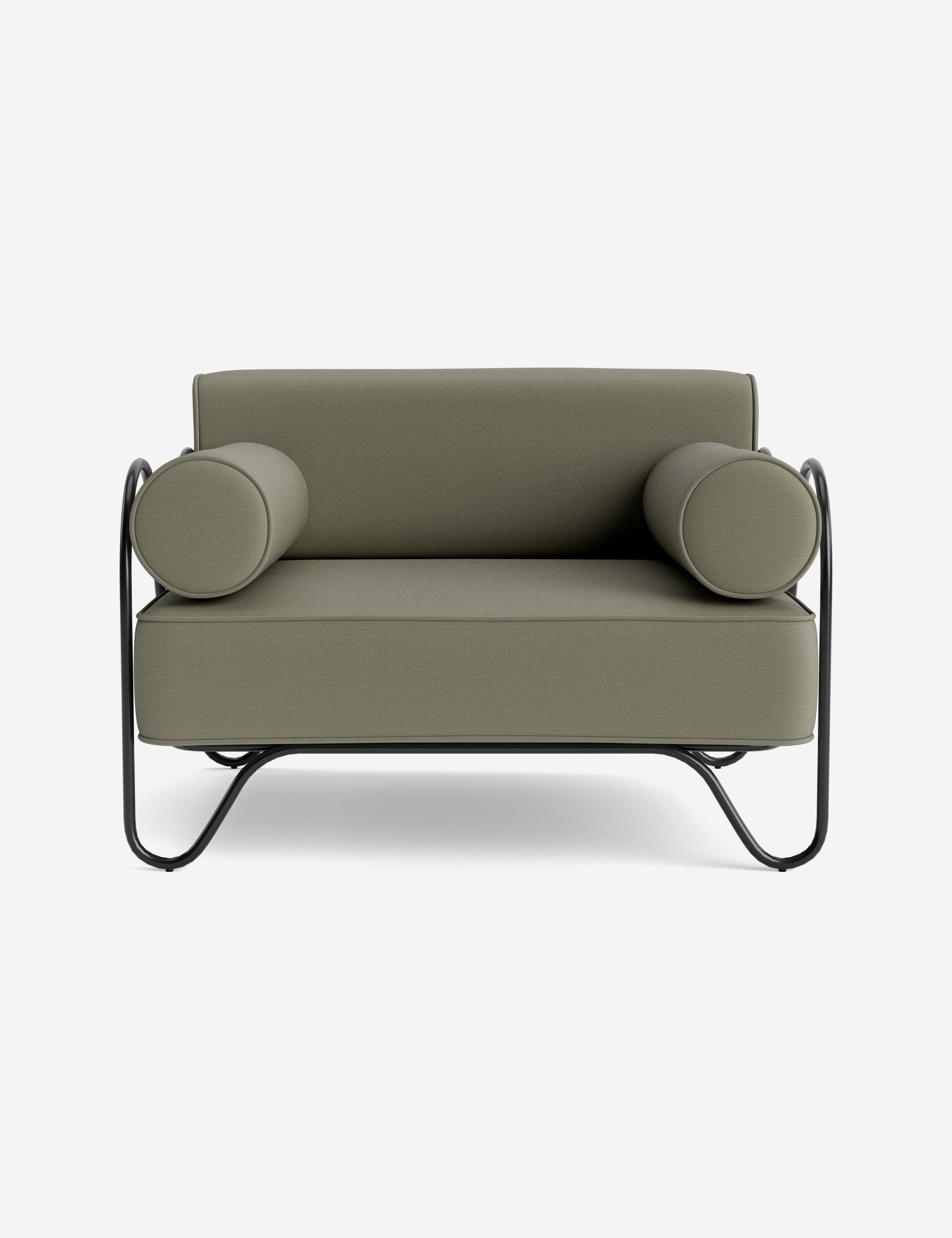 Lulu and Georgia Peggy Outdoor Accent Chair Cushion by Sarah Sherman Samuel - view 9