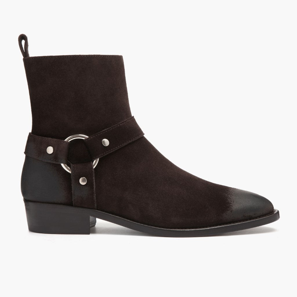 Thursday Boots - Seconds - Men's Boots [S] Harness | Dark Brown Suede - view 2