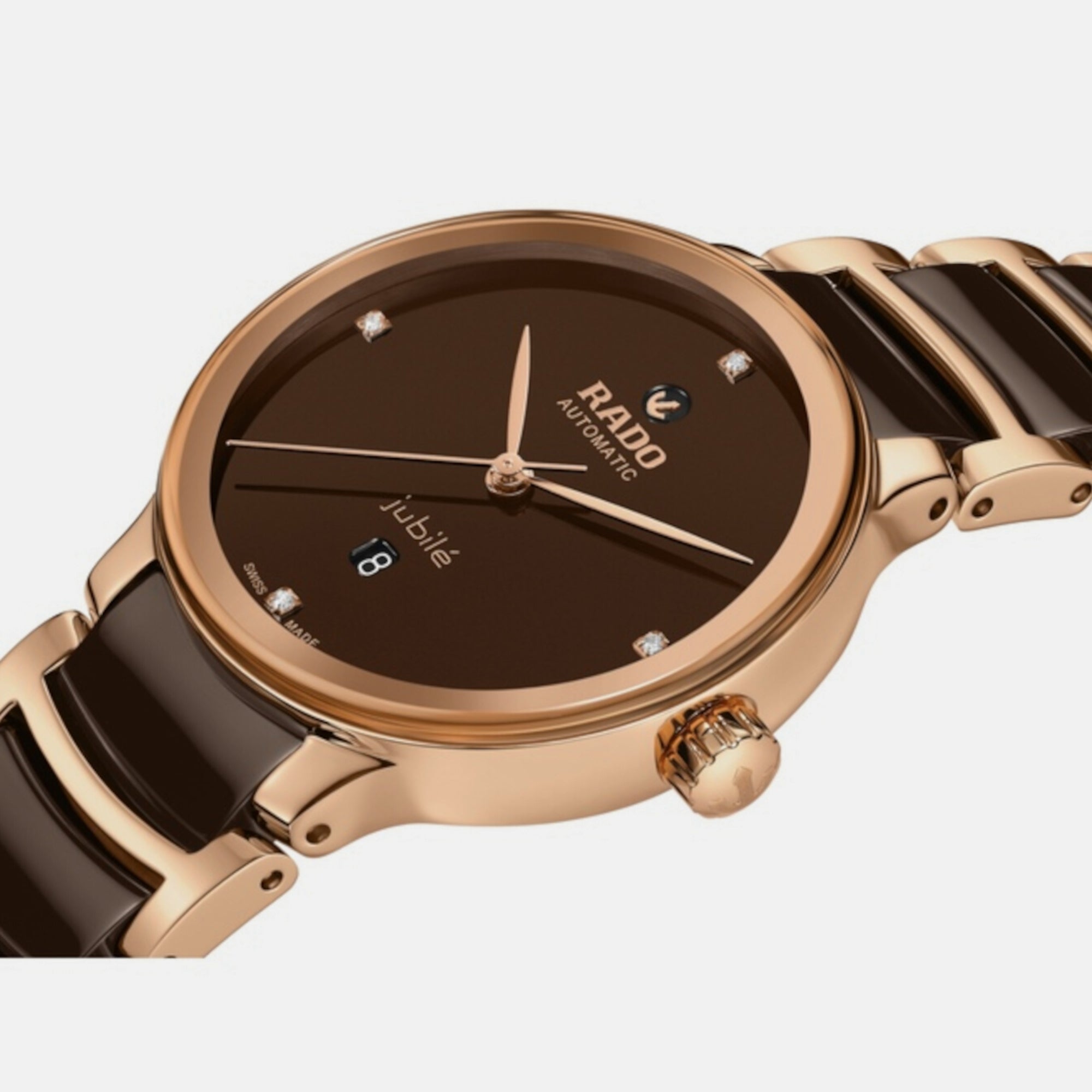 Rado Centrix Women Automatic Brown Dial Analog Stainless Steel Watch R30019712 - view 5