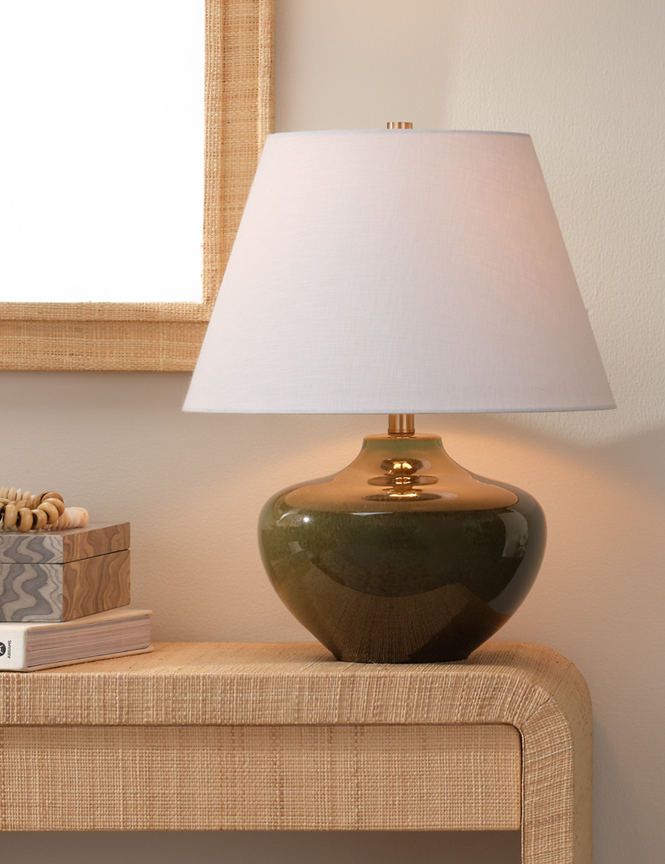 Lulu and Georgia Kierra Table Lamp – Green - view 2